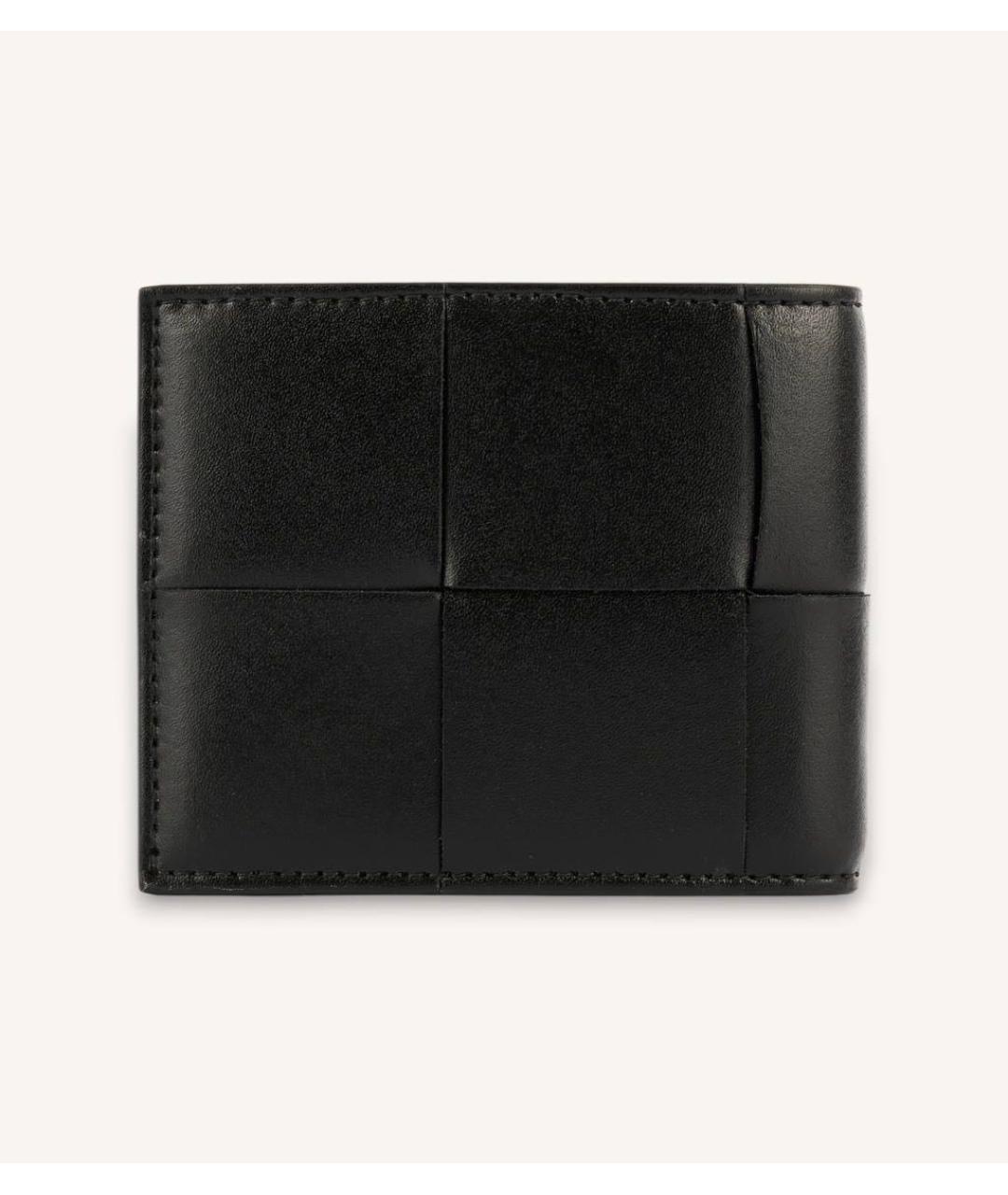 BOTTEGA VENETA Черный кожаный кошелек, фото 2