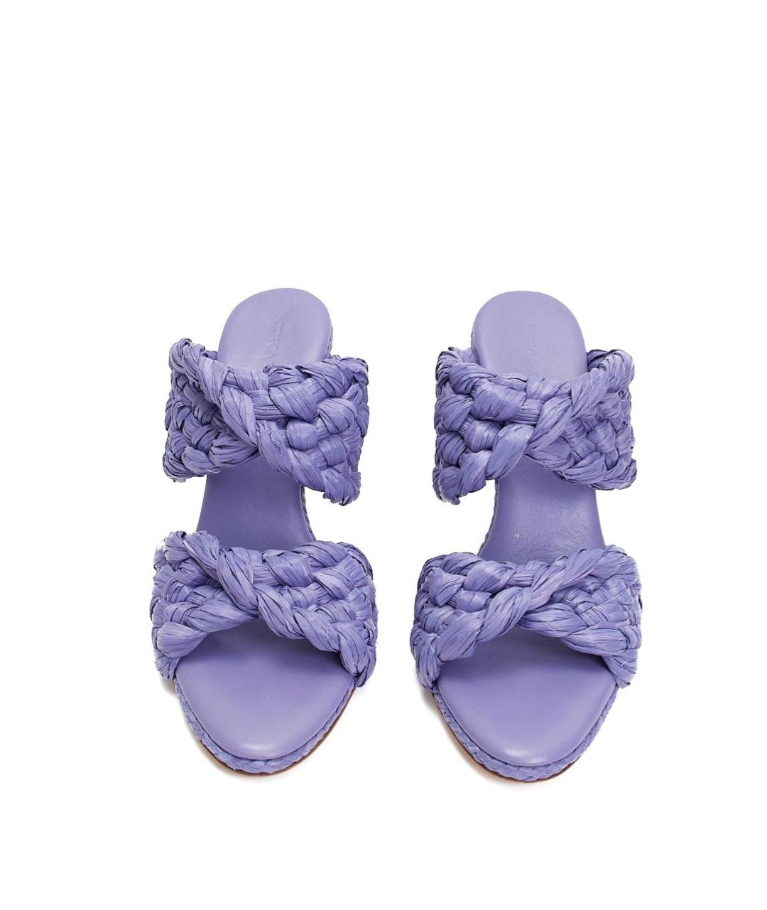 BOTTEGA VENETA Фиолетовые мюли, фото 2