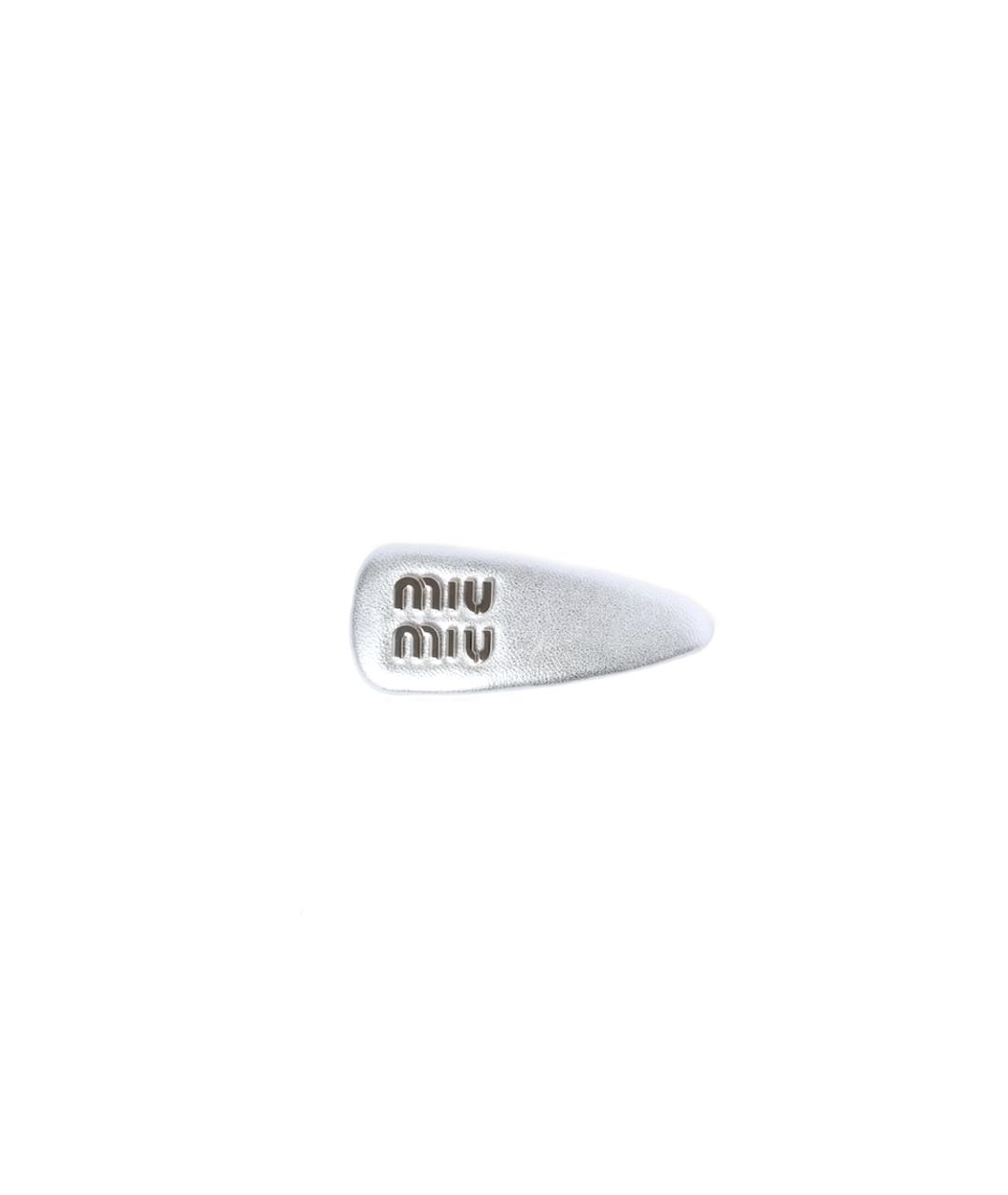 MIU MIU Серебряная заколка, фото 3