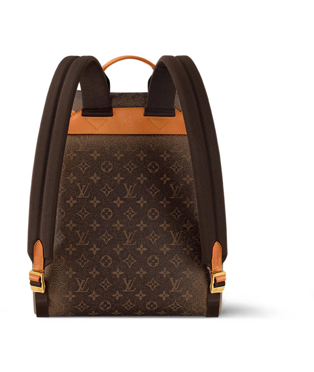 LOUIS VUITTON Коричневый канва рюкзак, фото 3