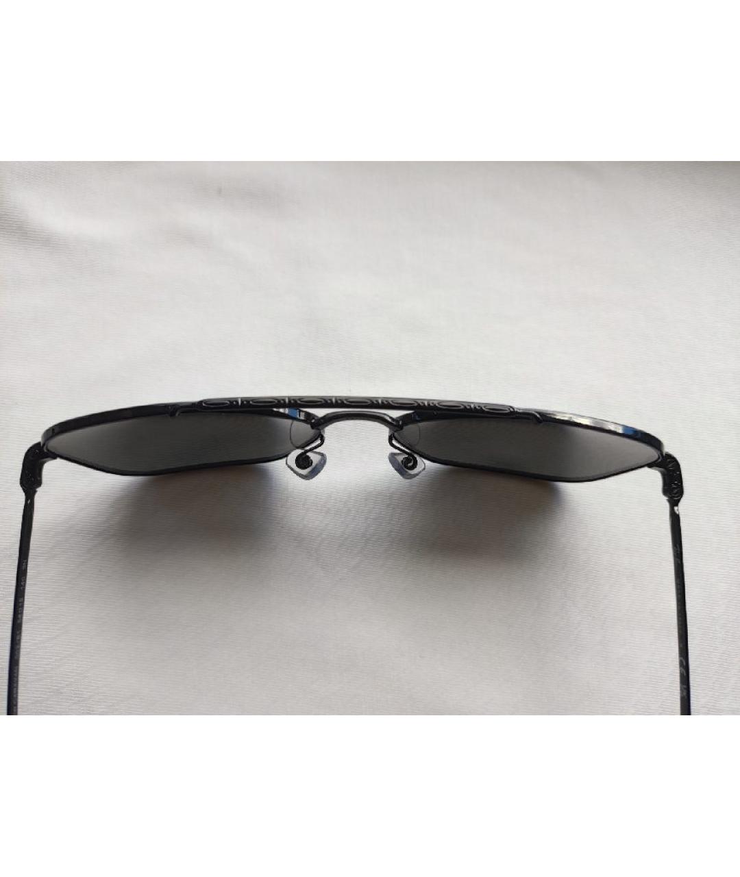 RAY BAN Черные металлические солнцезащитные очки, фото 4