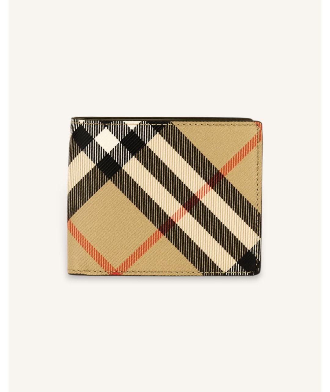 BURBERRY Бежевый кошелек, фото 4