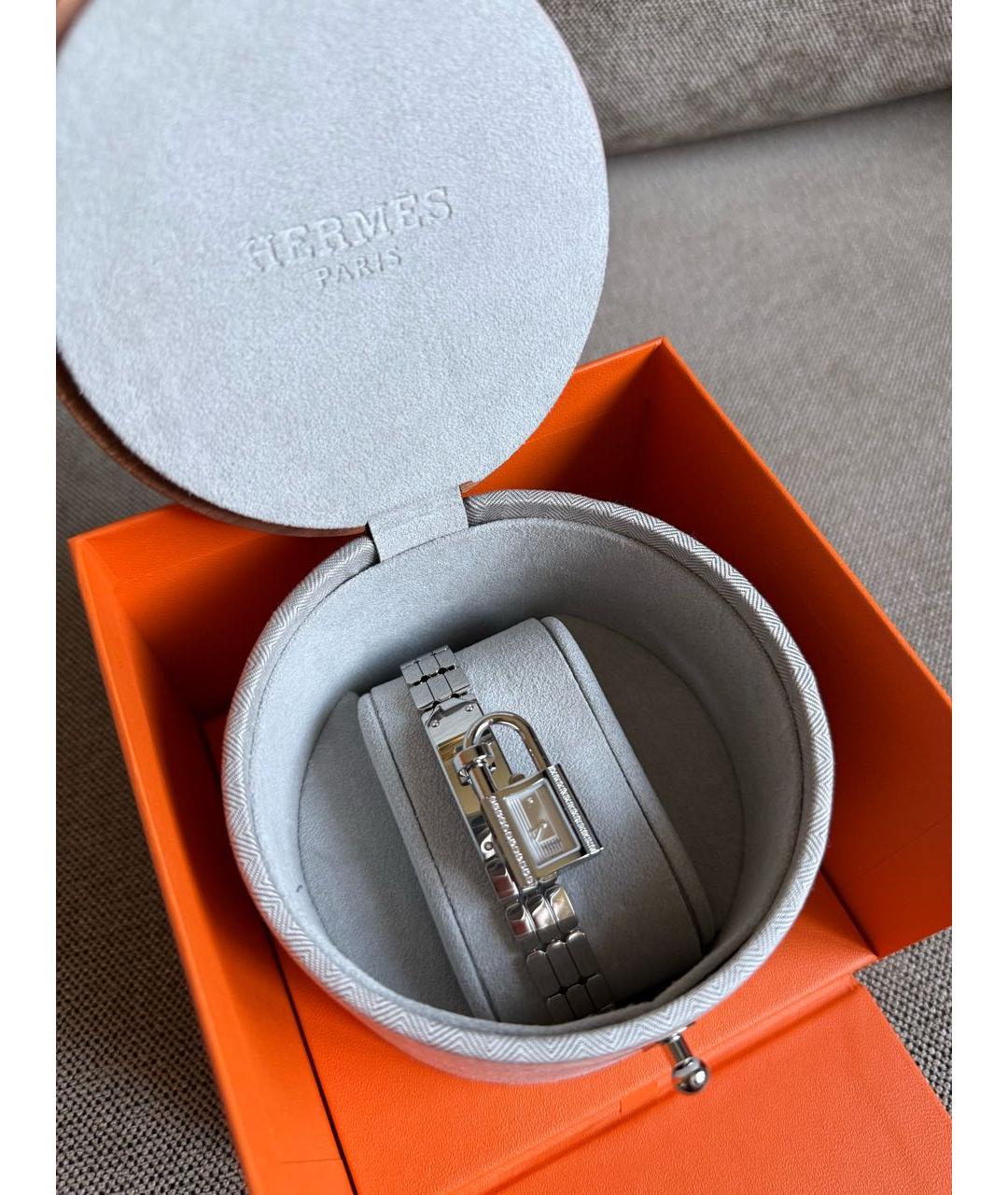 HERMES Серебряные часы, фото 2