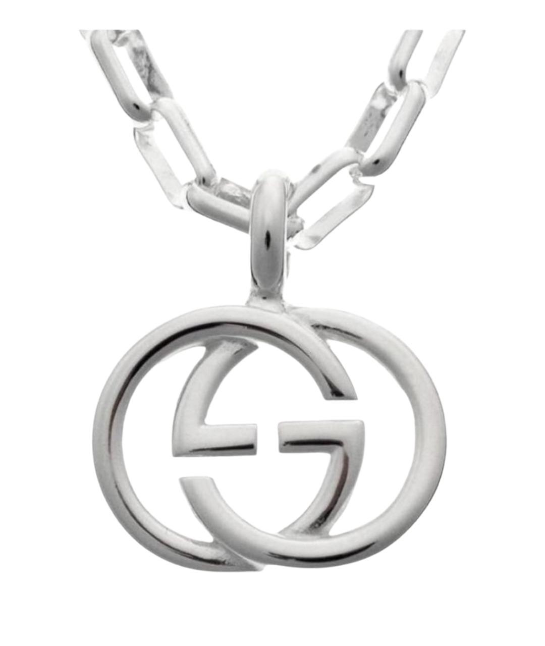 GUCCI Серебряная серебряная подвеска, фото 1