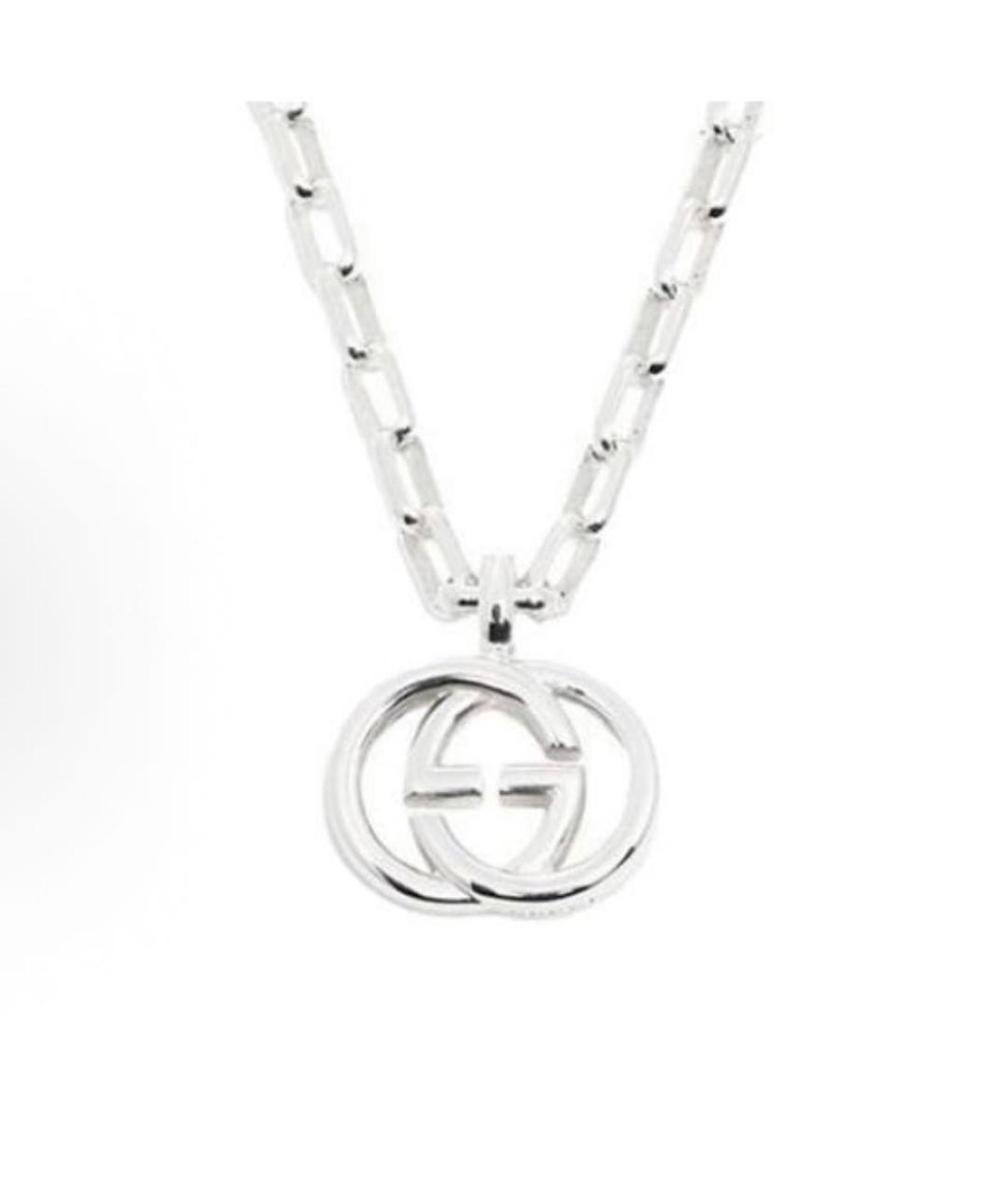 GUCCI Серебряная серебряная подвеска, фото 2