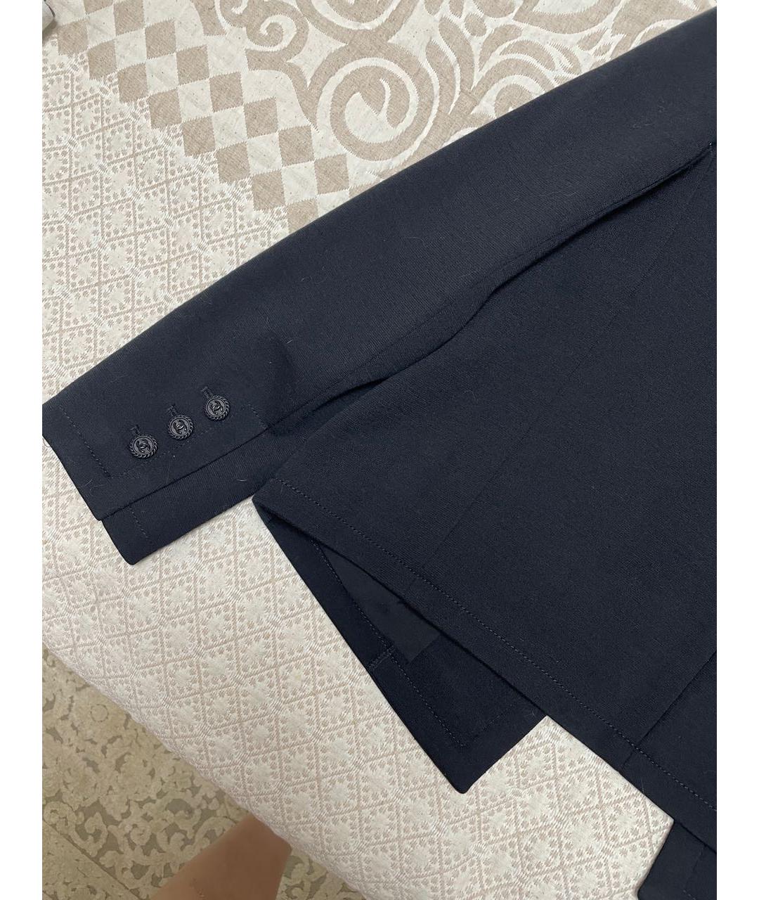 CHANEL Черный шерстяной жакет/пиджак, фото 5