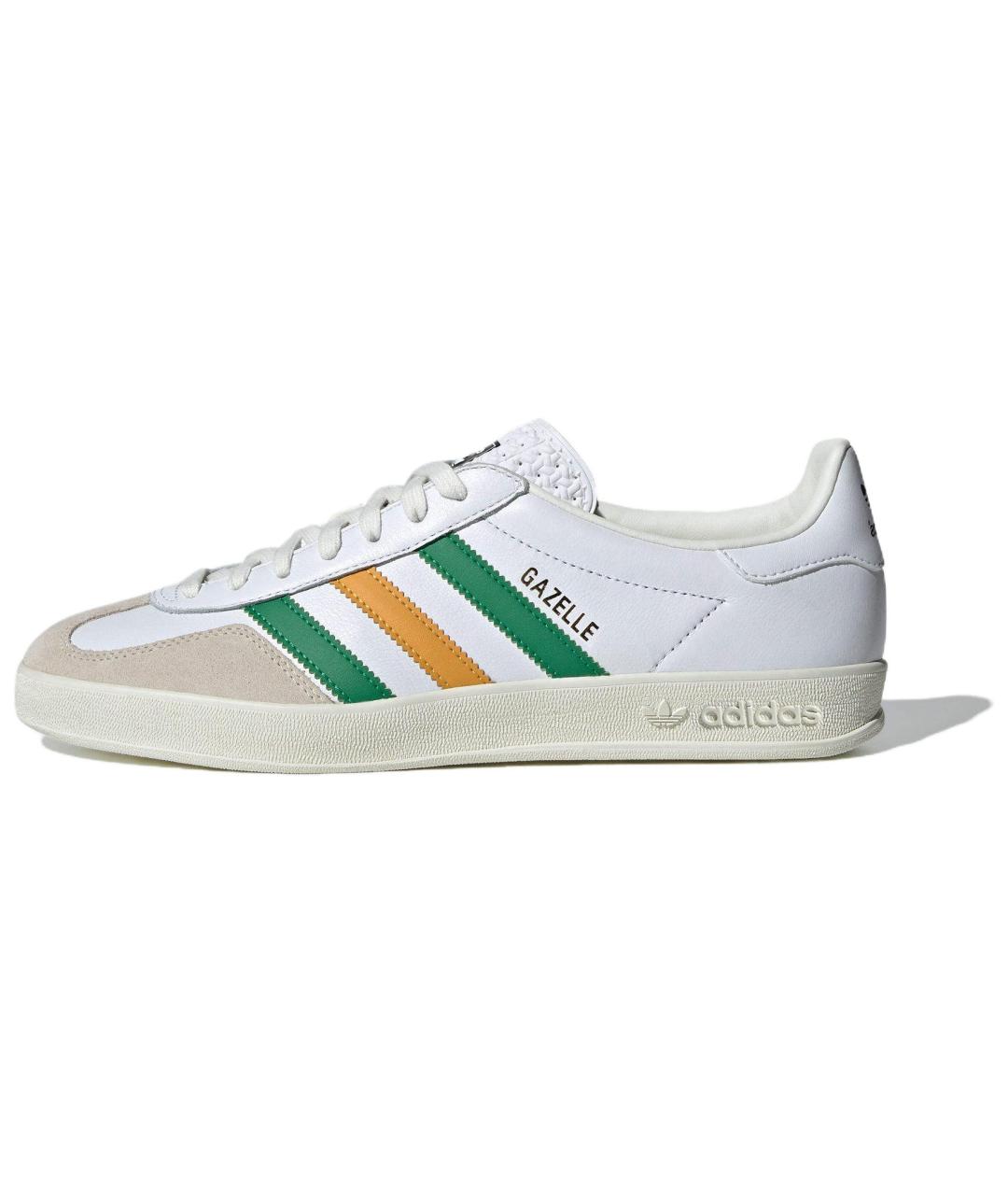 ADIDAS Белые кожаные кроссовки, фото 2