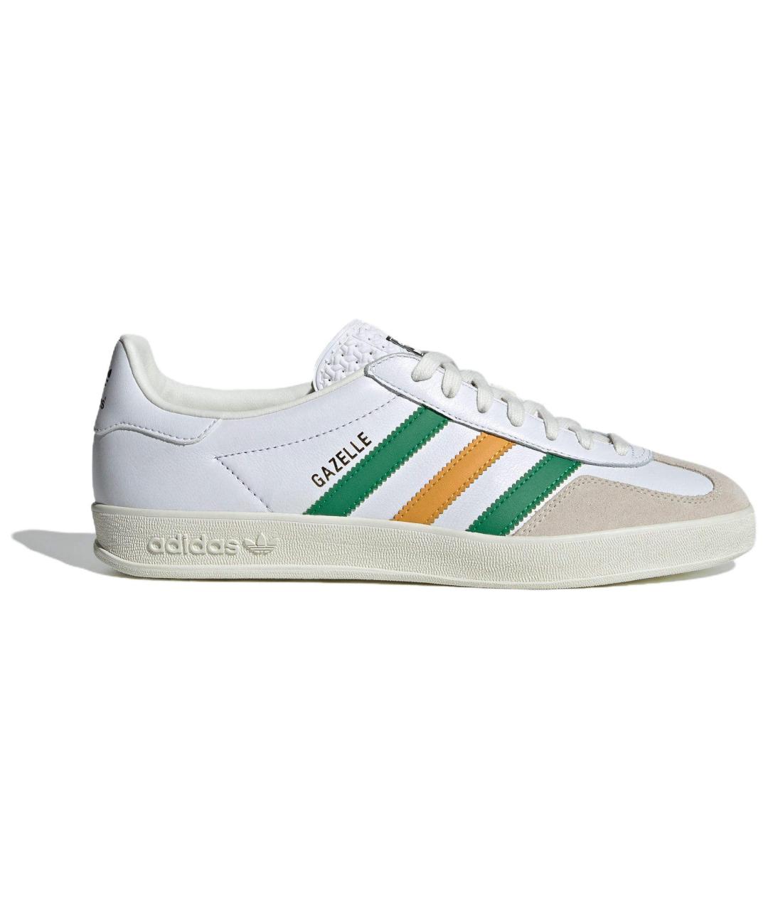 ADIDAS Белые кожаные кроссовки, фото 1