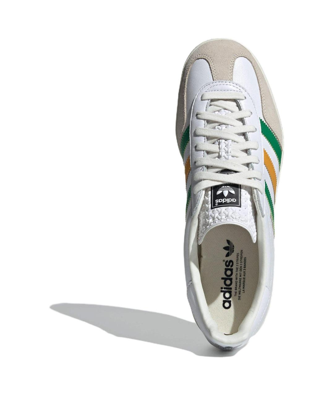 ADIDAS Белые кожаные кроссовки, фото 5