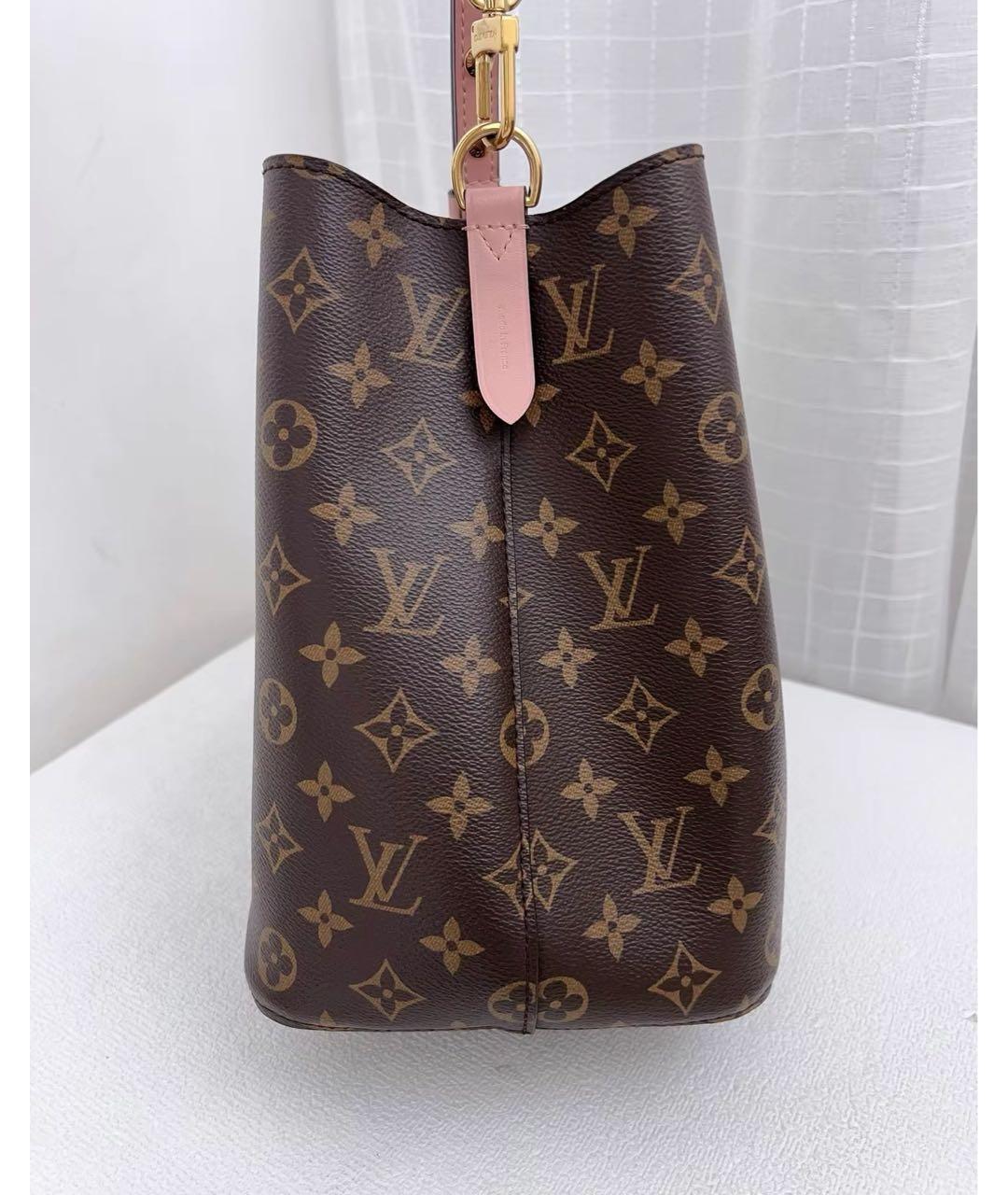 LOUIS VUITTON Коричневая канва сумка тоут, фото 3