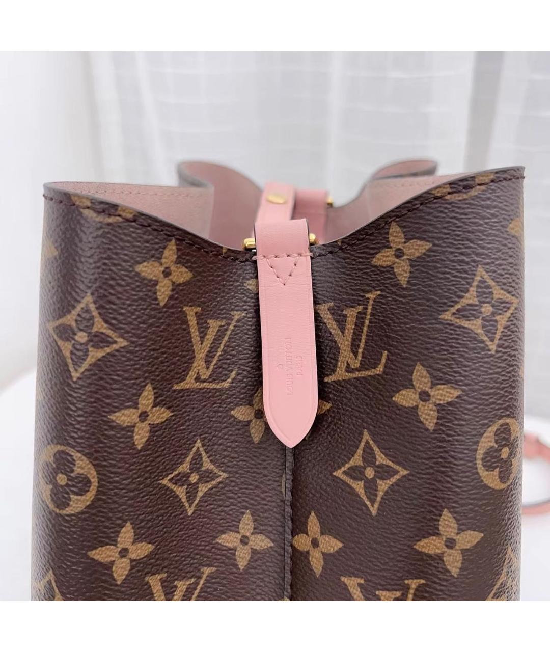 LOUIS VUITTON Коричневая канва сумка тоут, фото 6