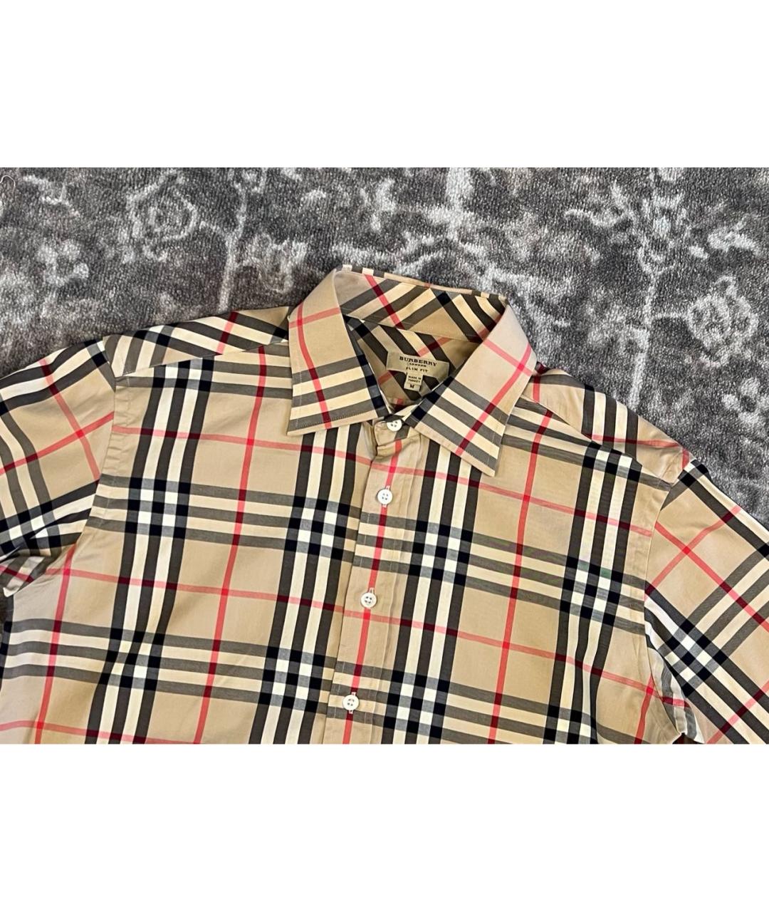 BURBERRY Хлопковая классическая рубашка, фото 2