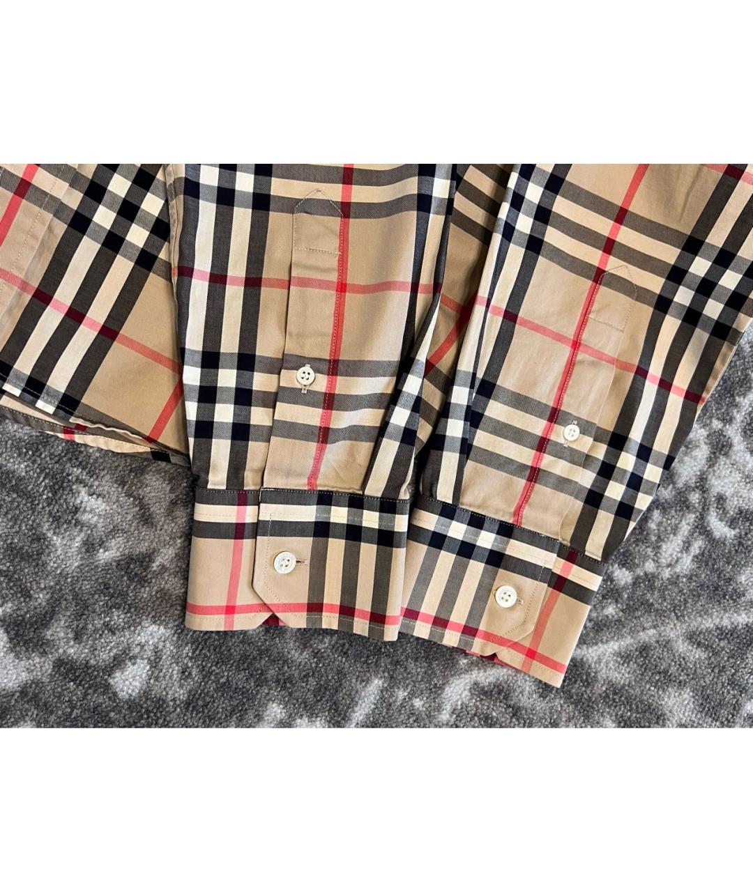 BURBERRY Хлопковая классическая рубашка, фото 4