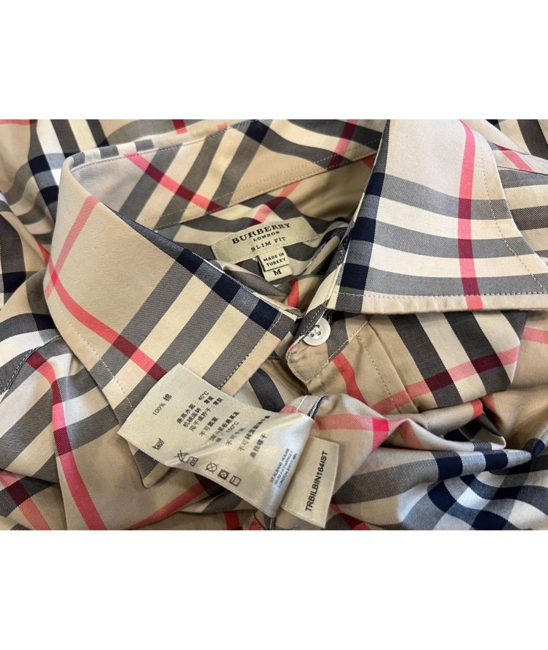 BURBERRY Хлопковая классическая рубашка, фото 5