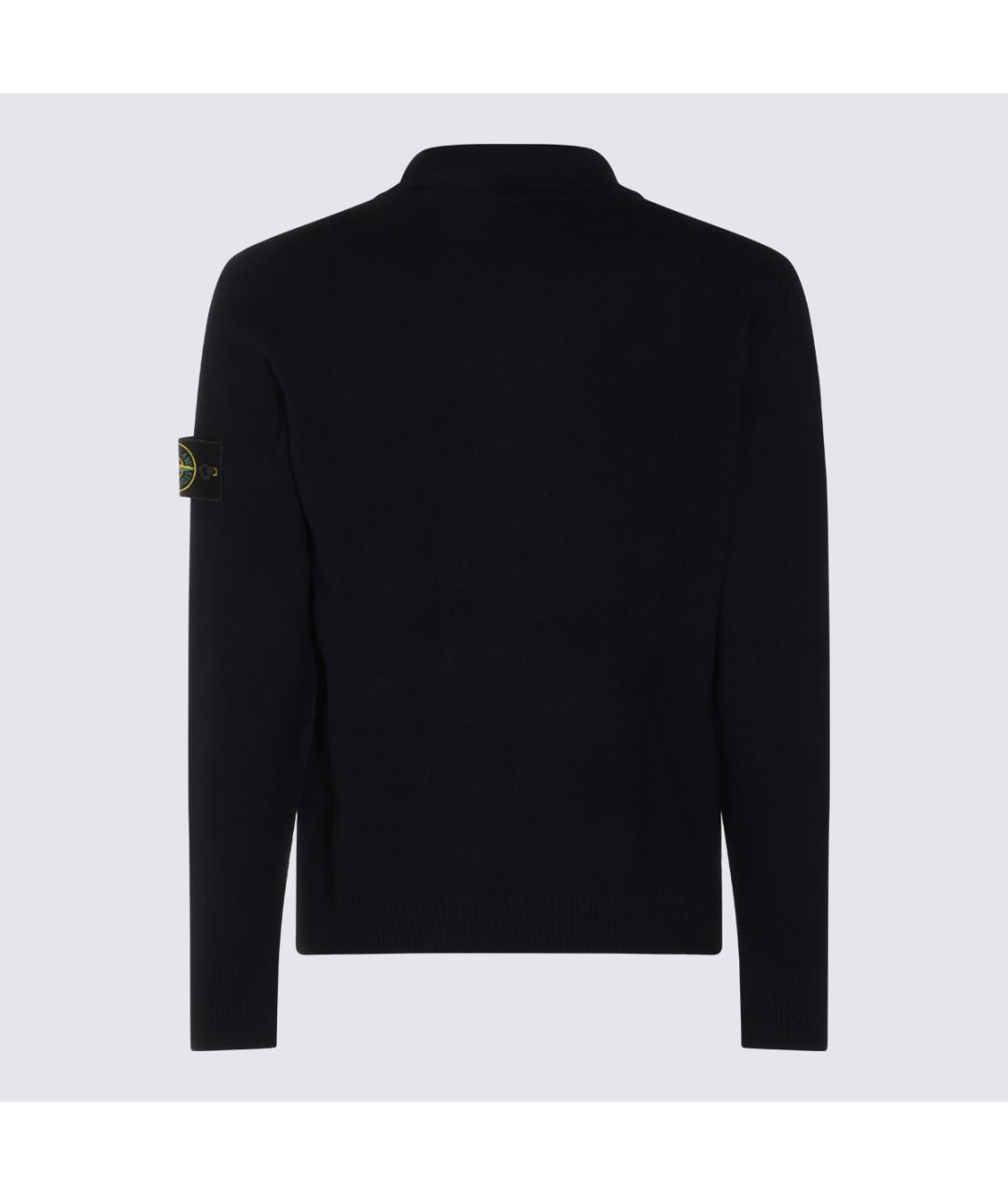 STONE ISLAND Синий шерстяной джемпер / свитер, фото 2