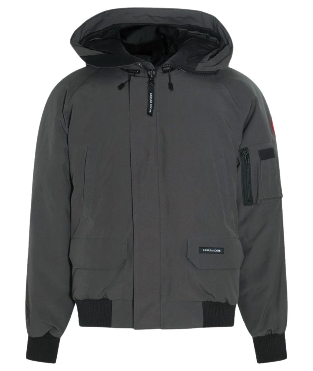 CANADA GOOSE Серая синтетическая куртка, фото 1