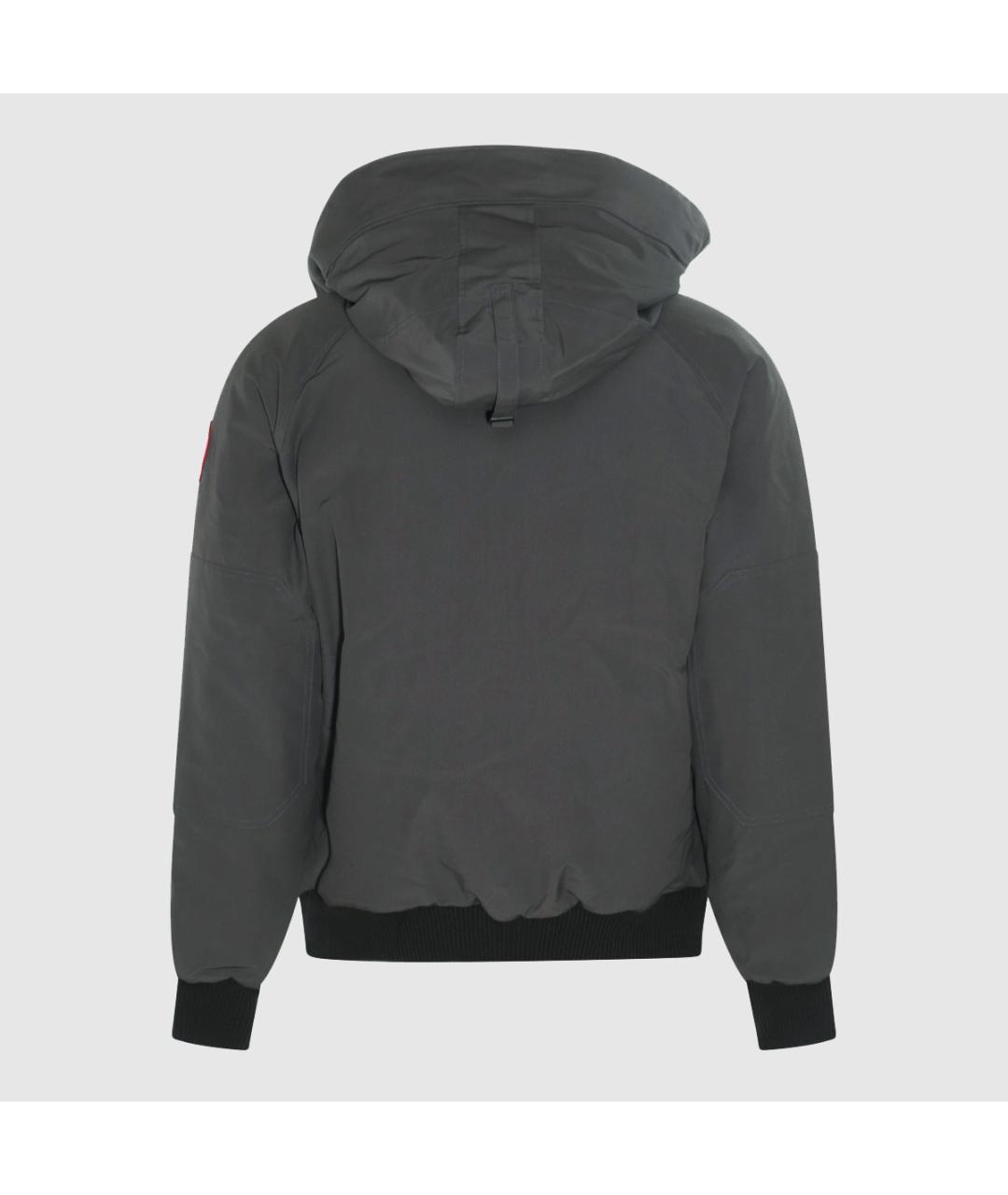 CANADA GOOSE Серая синтетическая куртка, фото 2