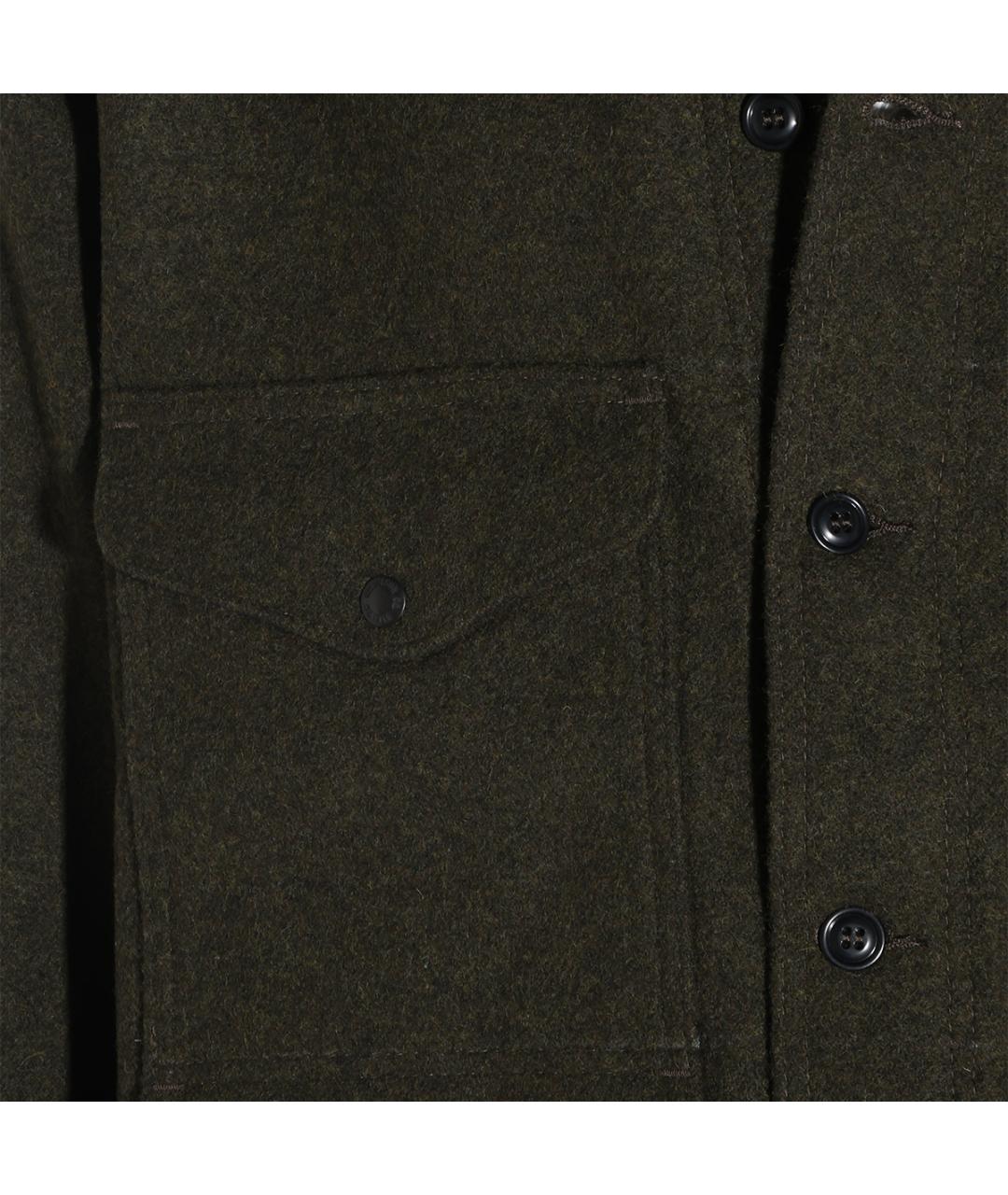 FILSON Зеленая шерстяная куртка, фото 3