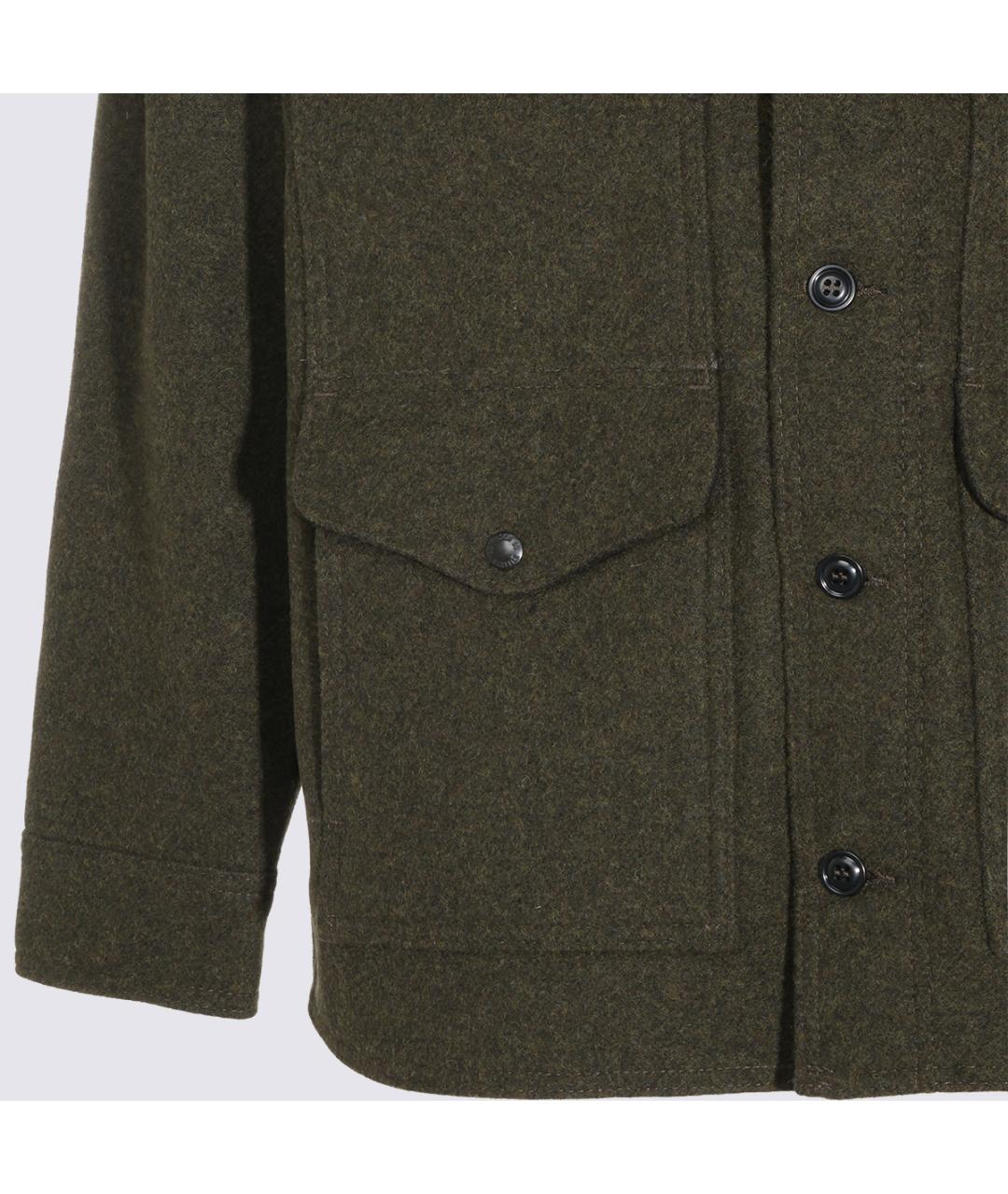 FILSON Зеленая шерстяная куртка, фото 4