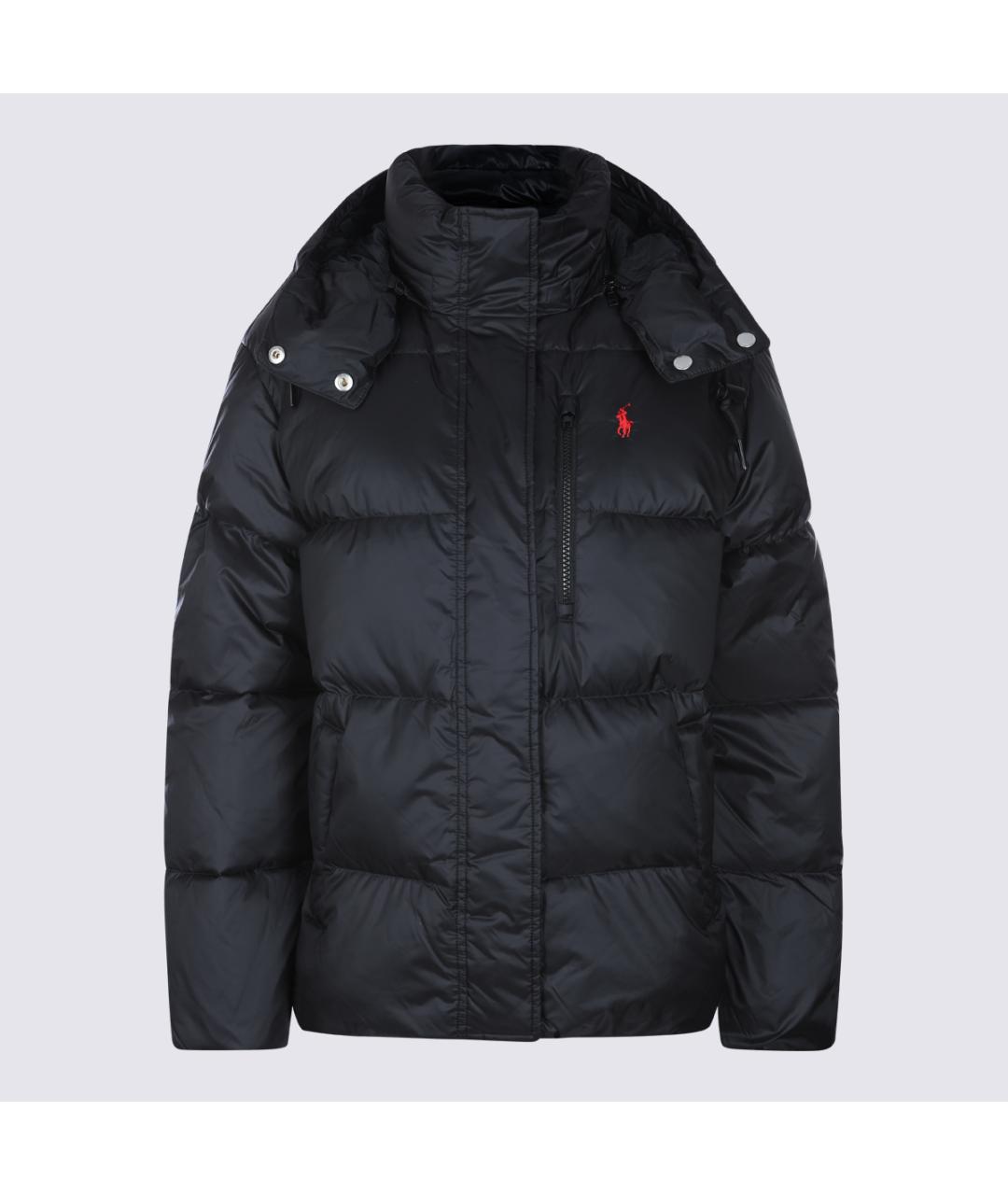 POLO RALPH LAUREN Черный нейлоновый пуховик, фото 5
