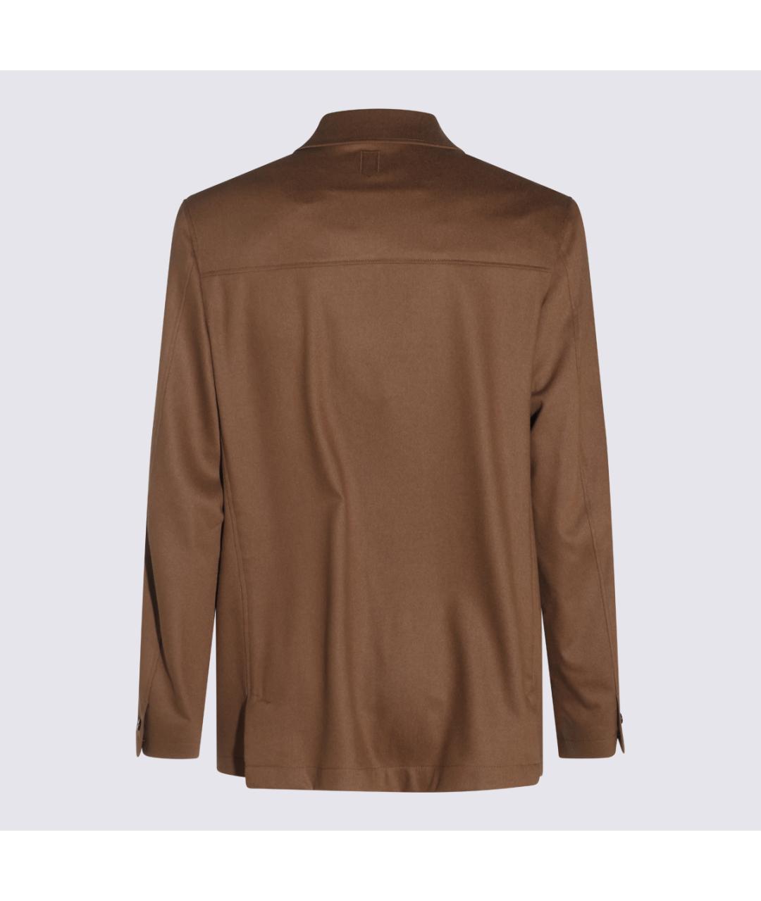 CANALI Бежевая шерстяная куртка, фото 2