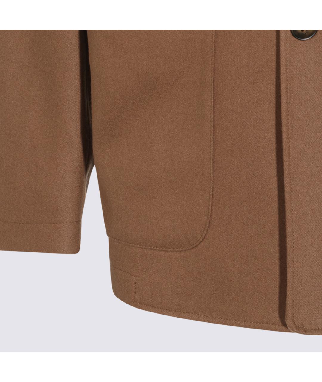 CANALI Бежевая шерстяная куртка, фото 4