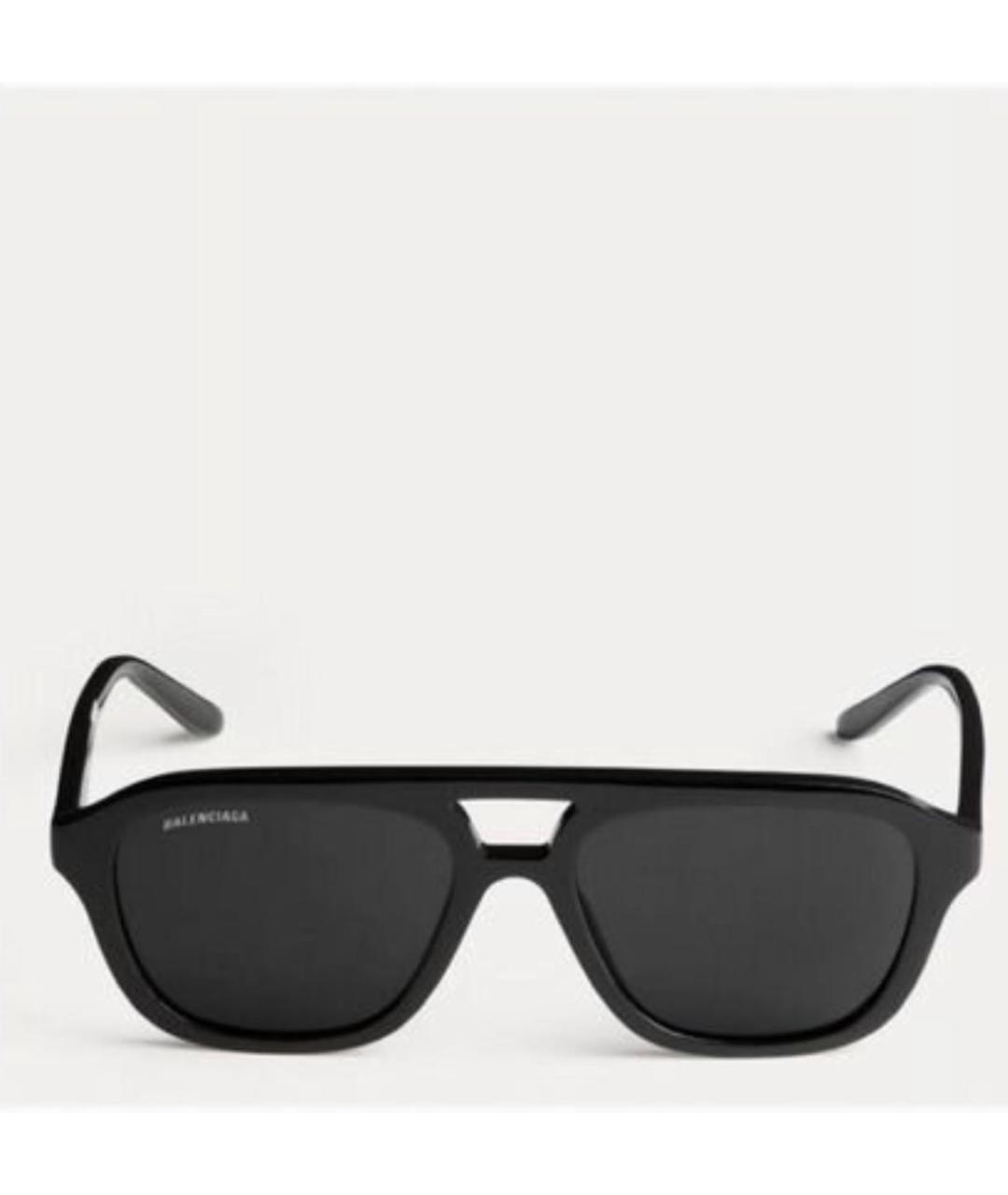 BALENCIAGA Черные пластиковые солнцезащитные очки, фото 7