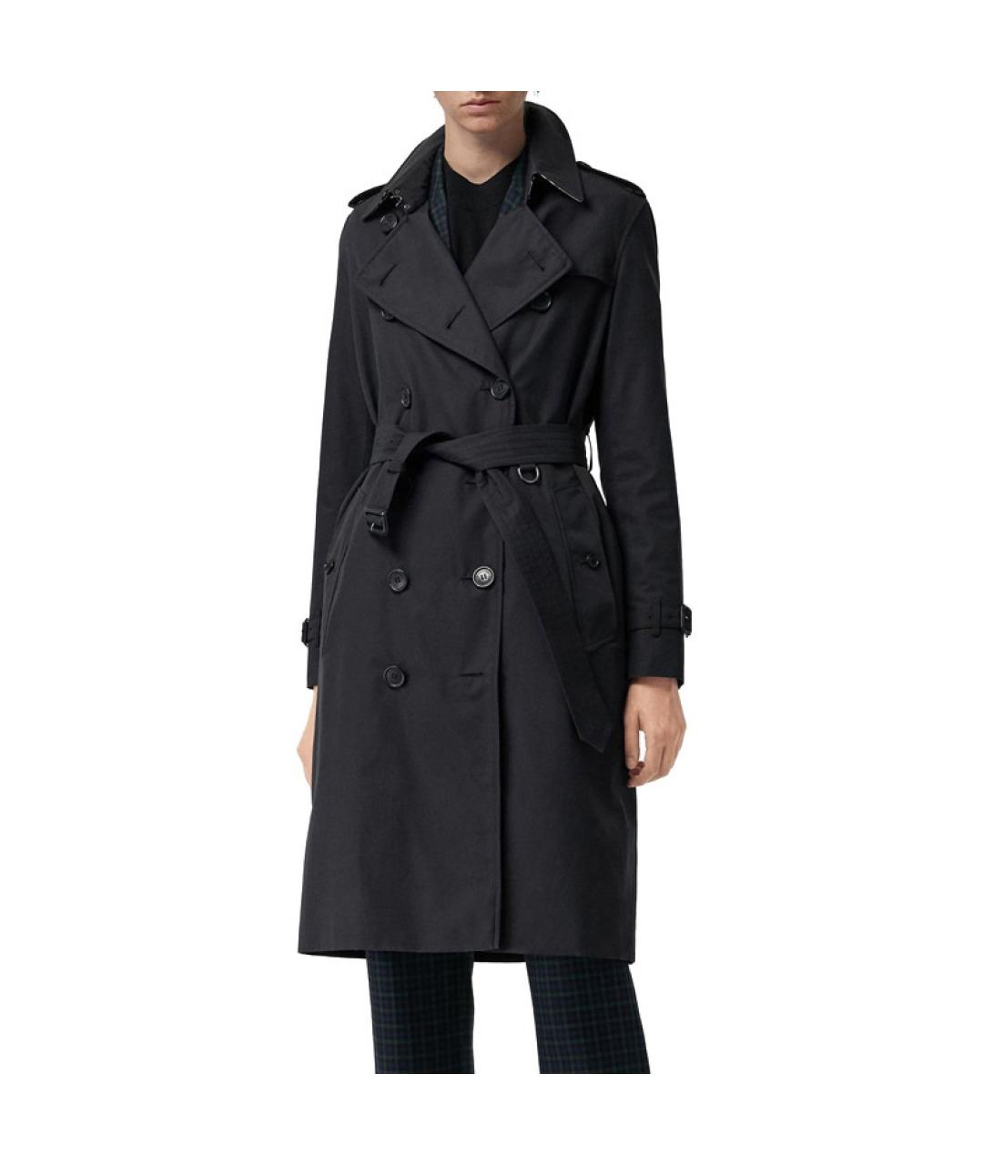 BURBERRY Черный тренч/плащ, фото 2