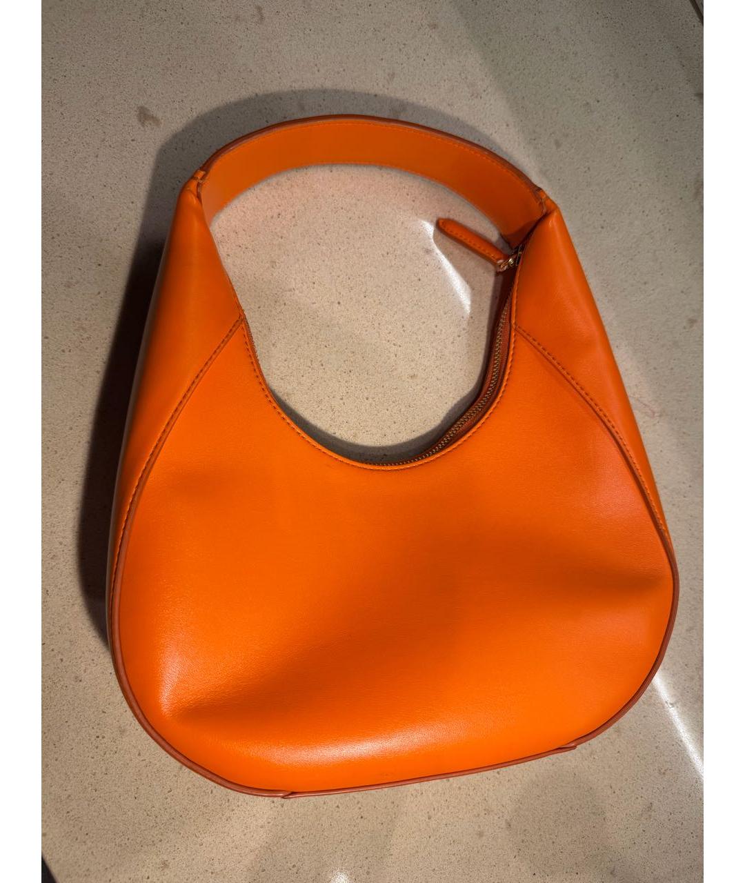 STELLA MCCARTNEY Оранжевая сумка с короткими ручками из искусственной кожи, фото 3