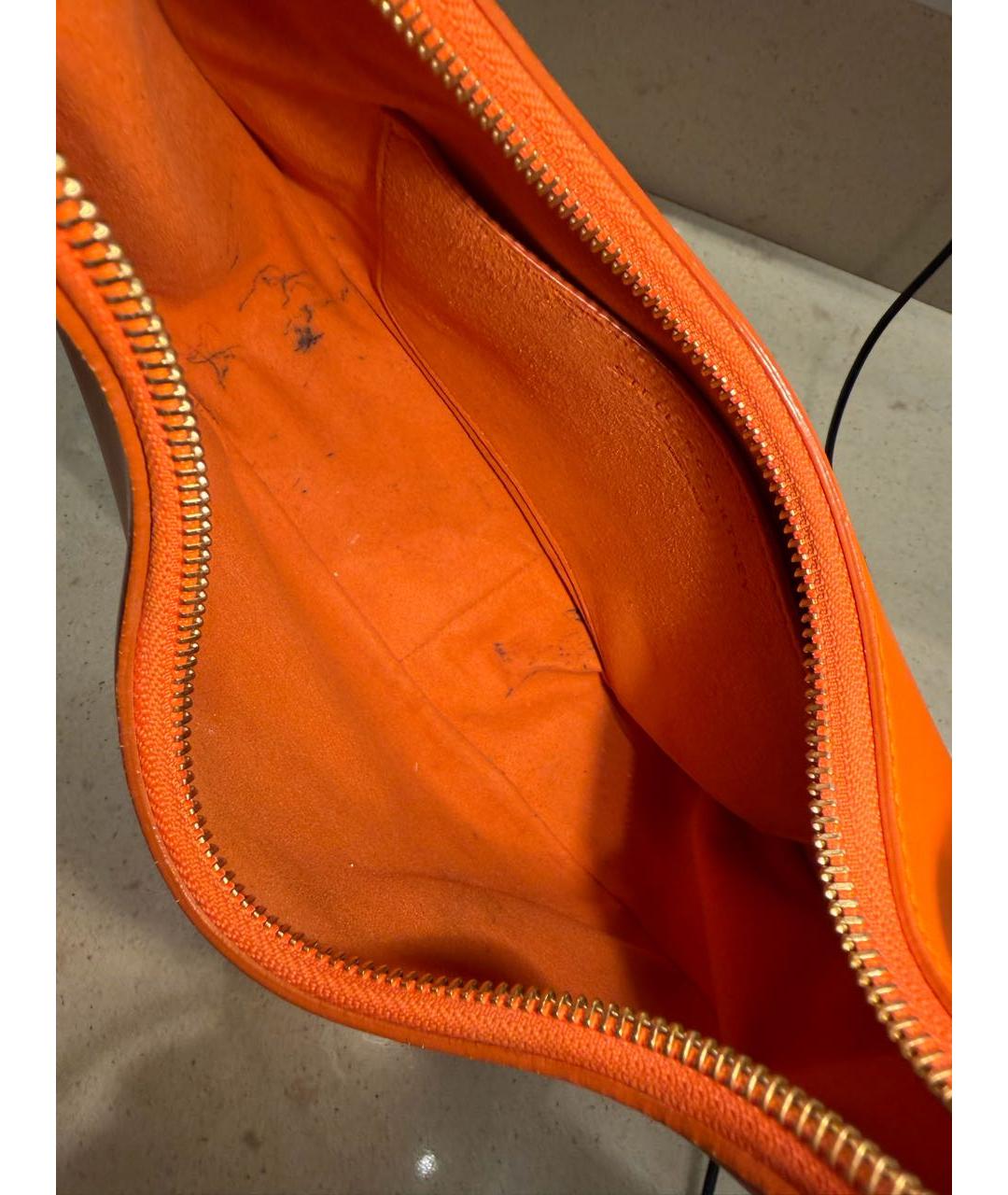 STELLA MCCARTNEY Оранжевая сумка с короткими ручками из искусственной кожи, фото 4