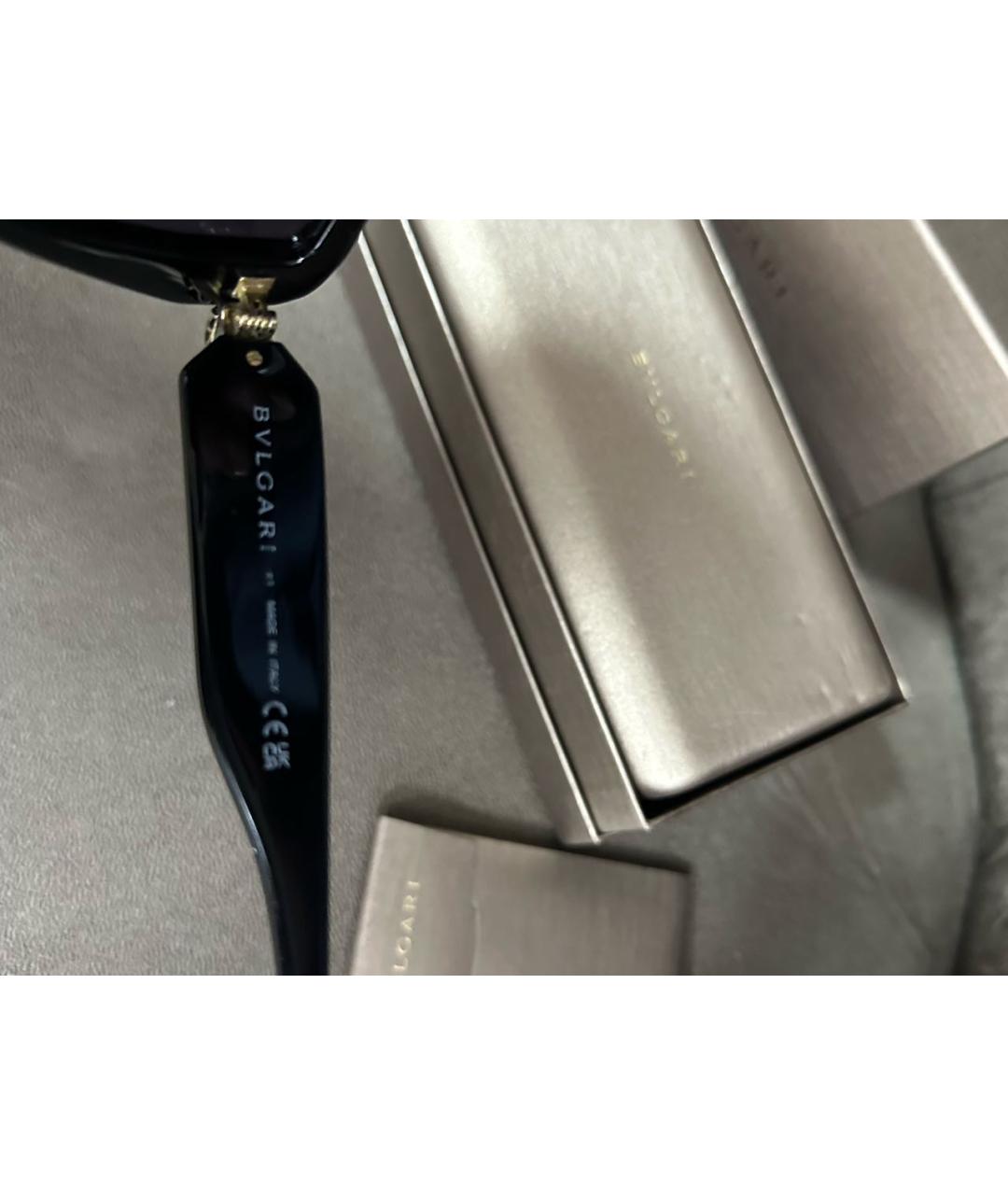 BVLGARI Черные солнцезащитные очки, фото 6