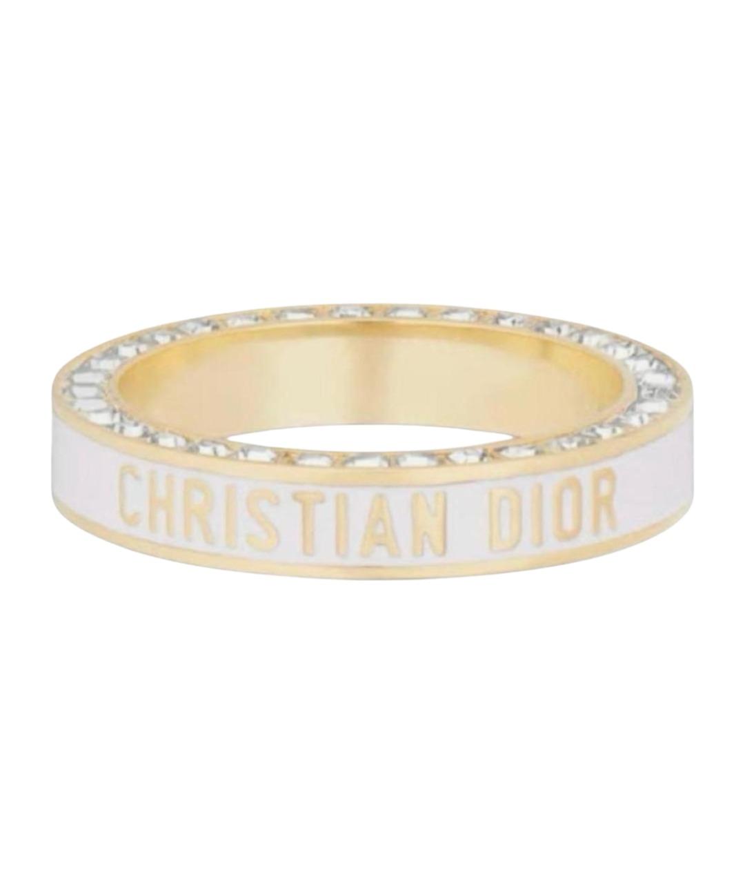 CHRISTIAN DIOR Золотое латунное кольцо, фото 1