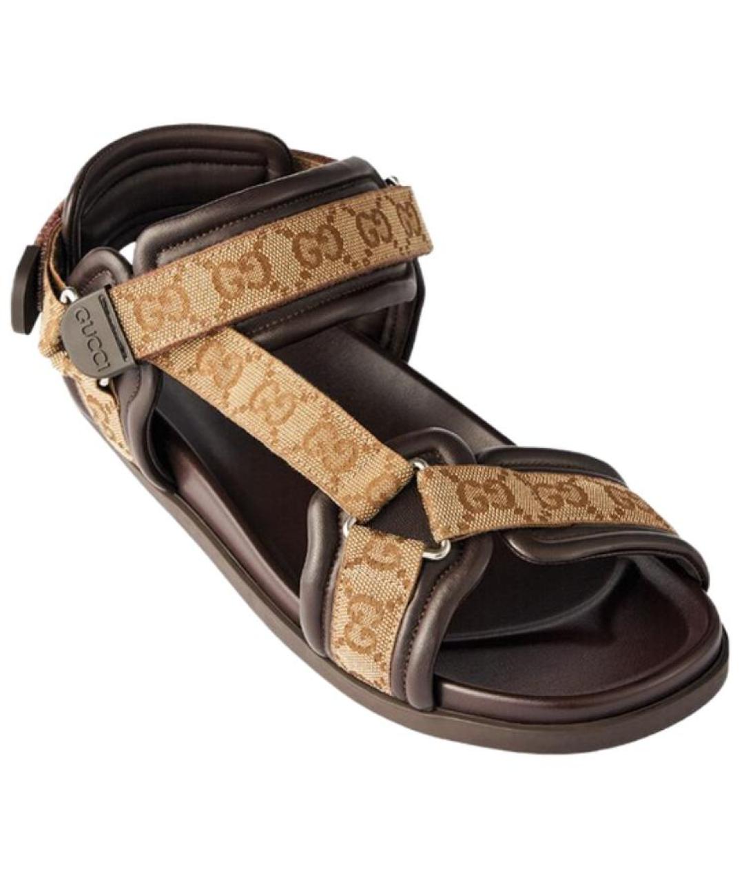 GUCCI Коричневые сандалии, фото 5