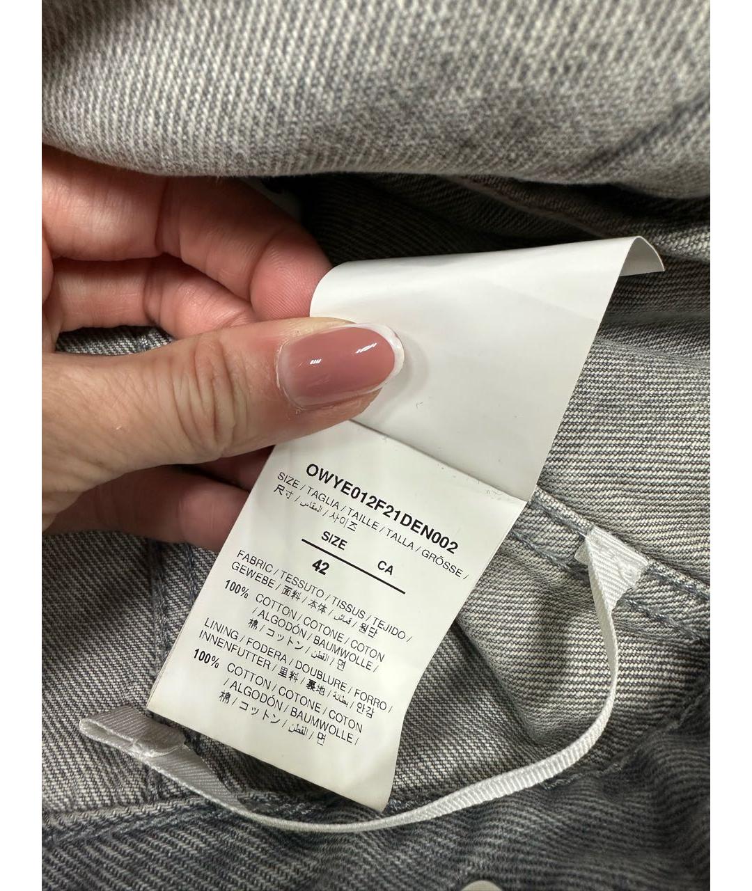 OFF-WHITE Антрацитовая куртка, фото 6