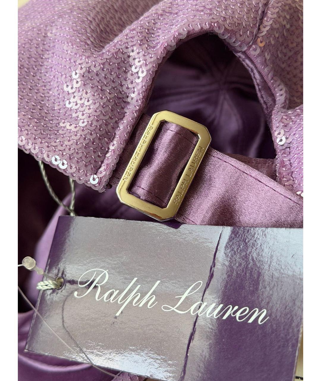 RALPH LAUREN PURPLE LABEL Розовая кепка, фото 8
