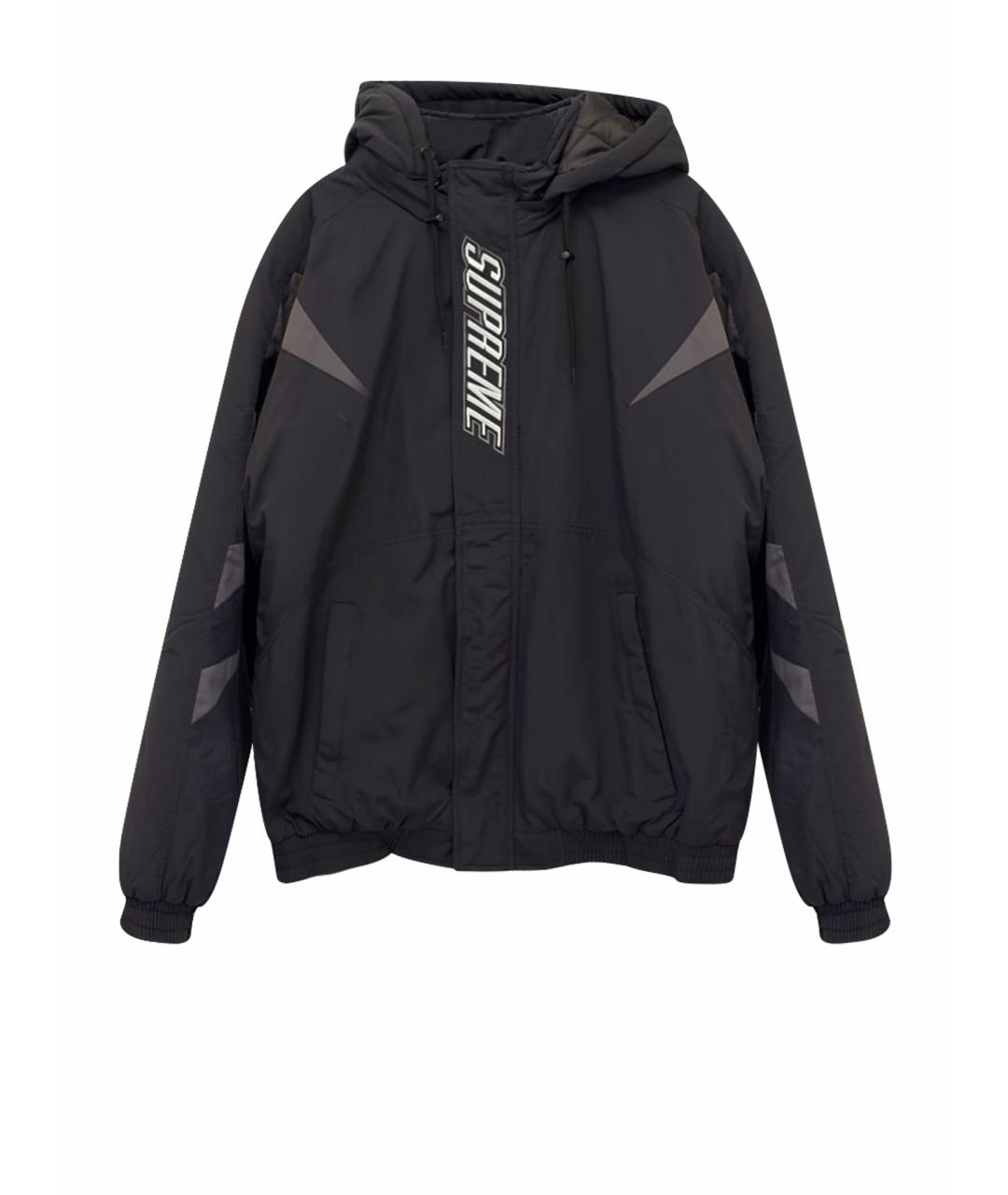 SUPREME Черная нейлоновая куртка, фото 7