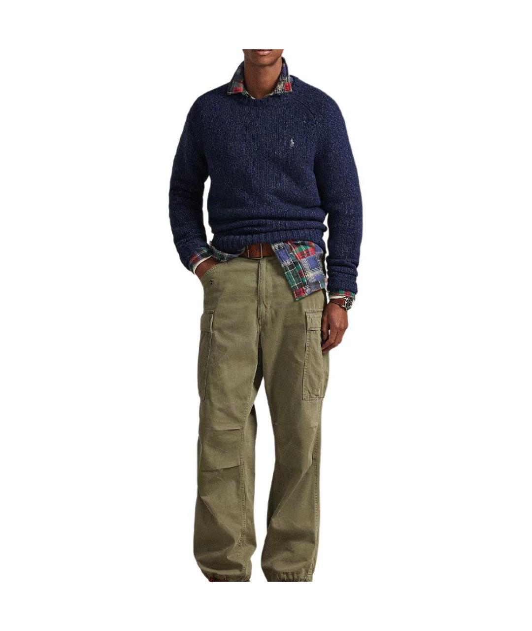 POLO RALPH LAUREN Синий джемпер / свитер, фото 2