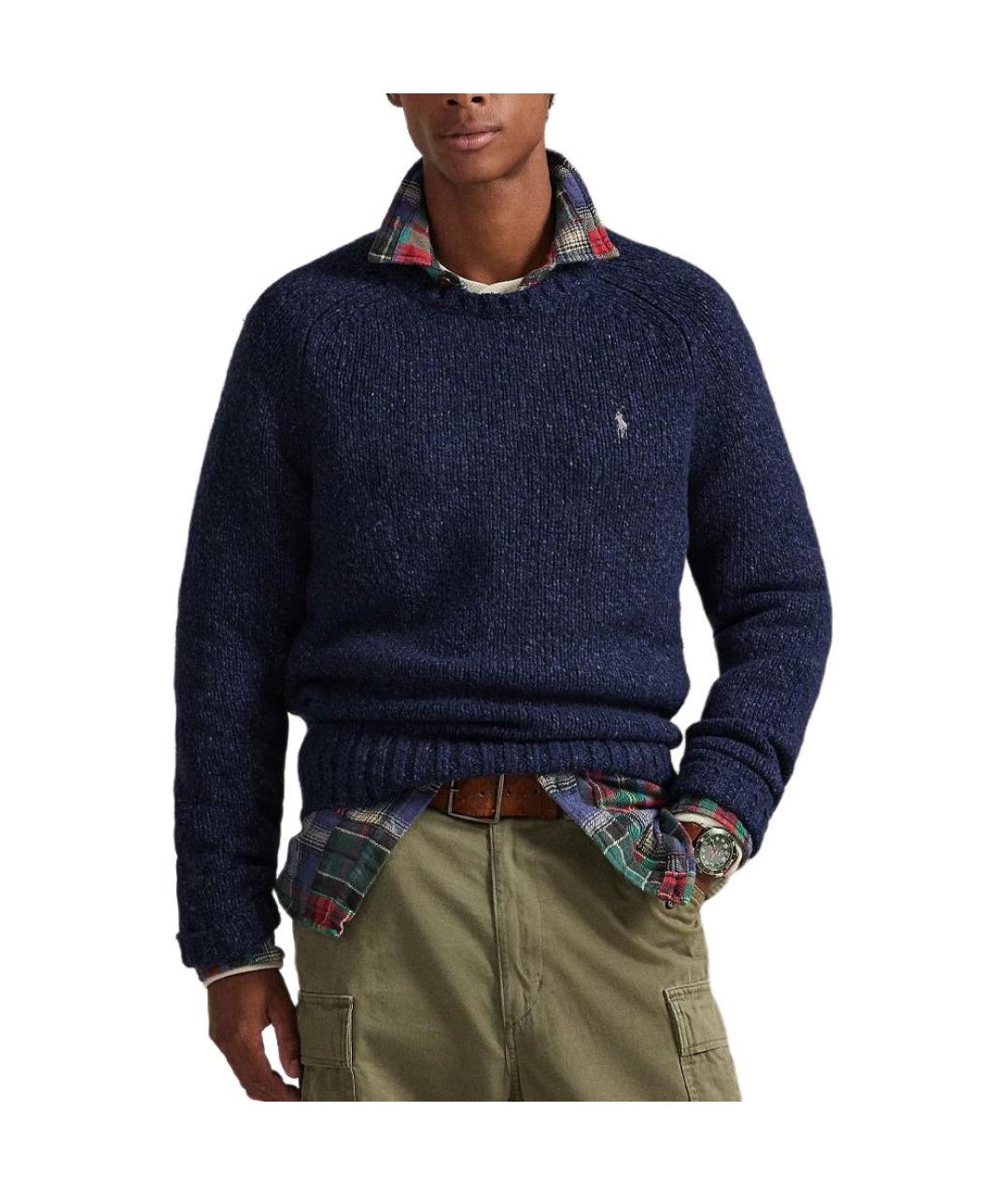 POLO RALPH LAUREN Синий джемпер / свитер, фото 3
