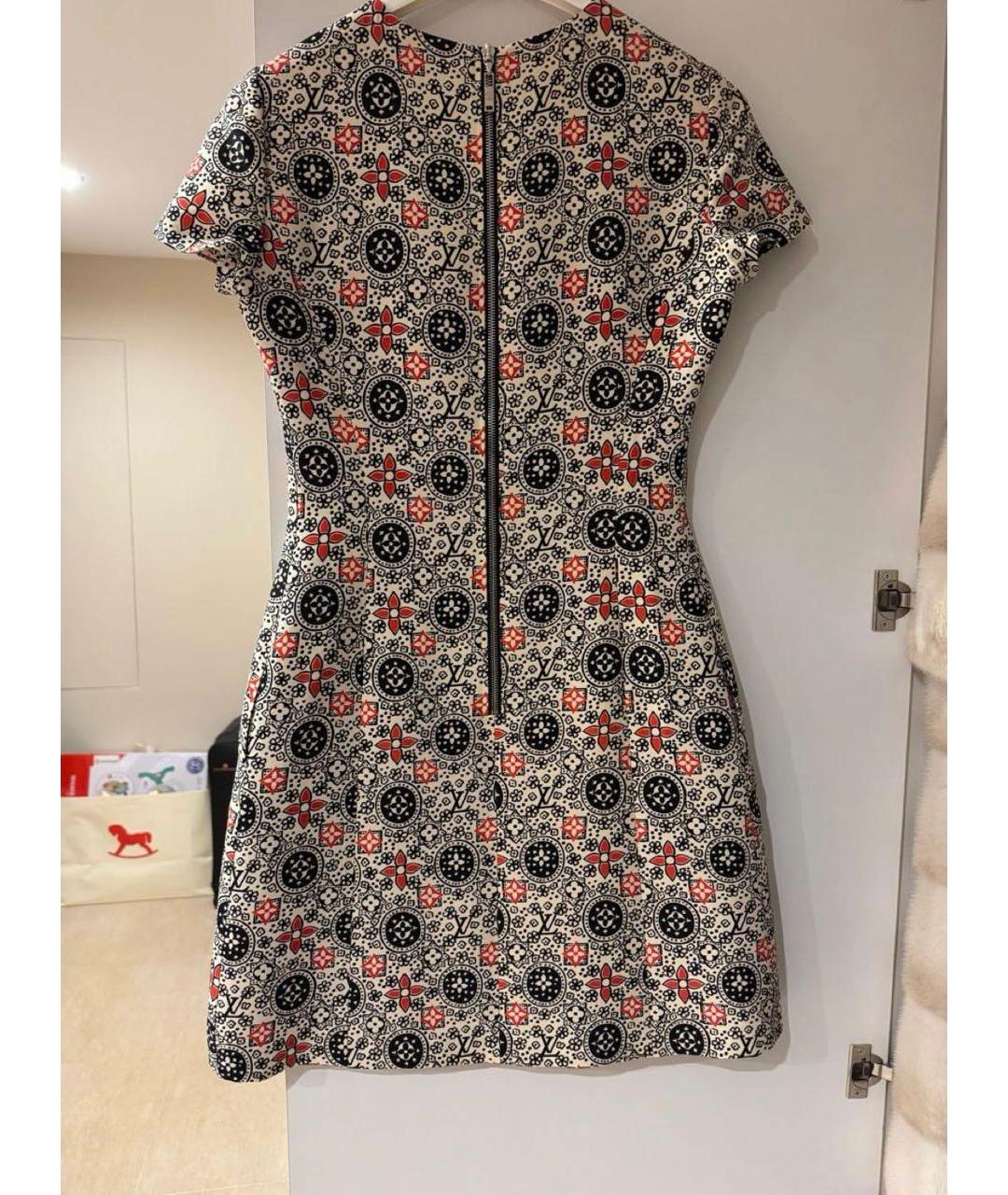 LOUIS VUITTON Мульти коктейльное платье, фото 2