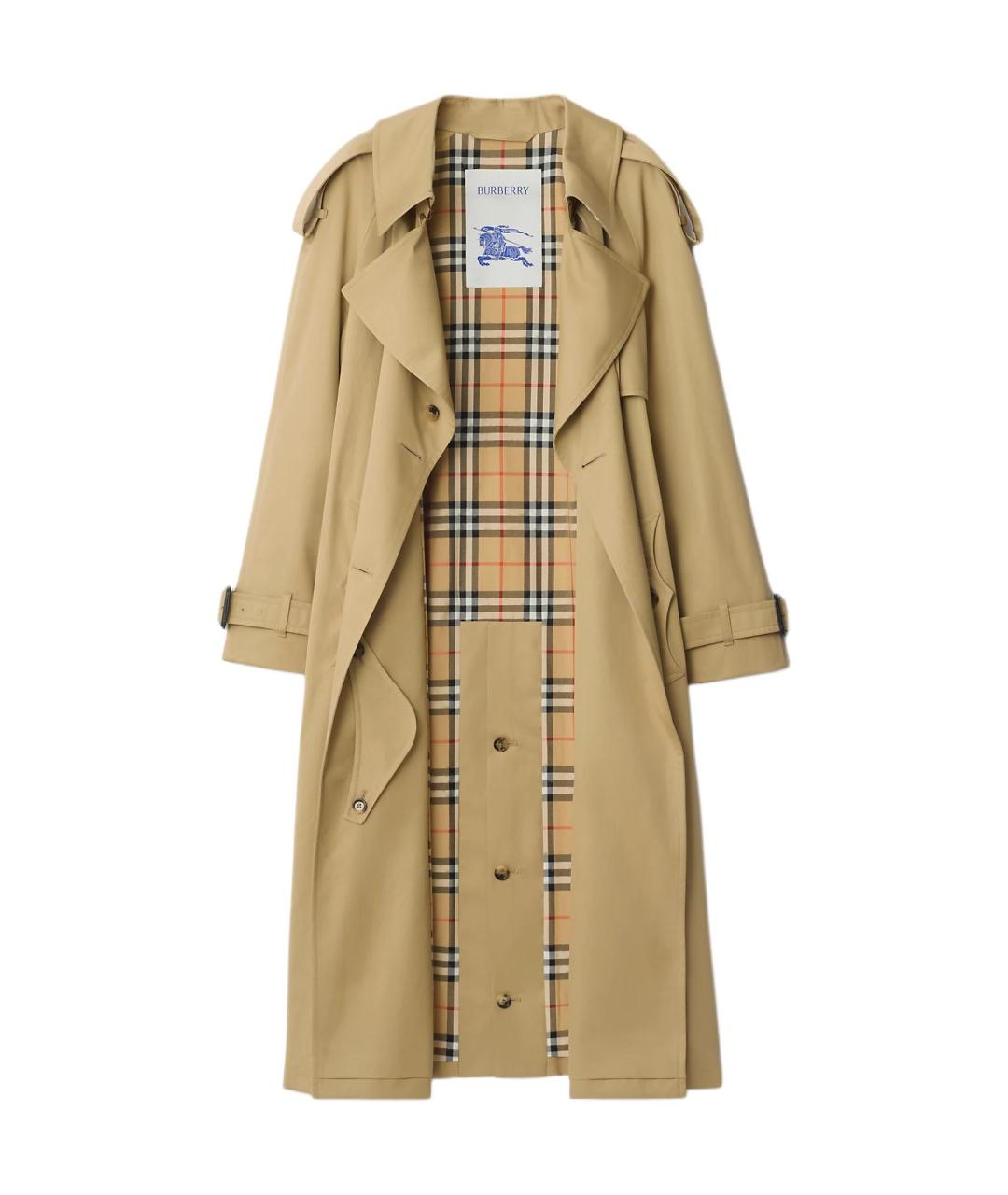 BURBERRY Бежевый тренч/плащ, фото 2