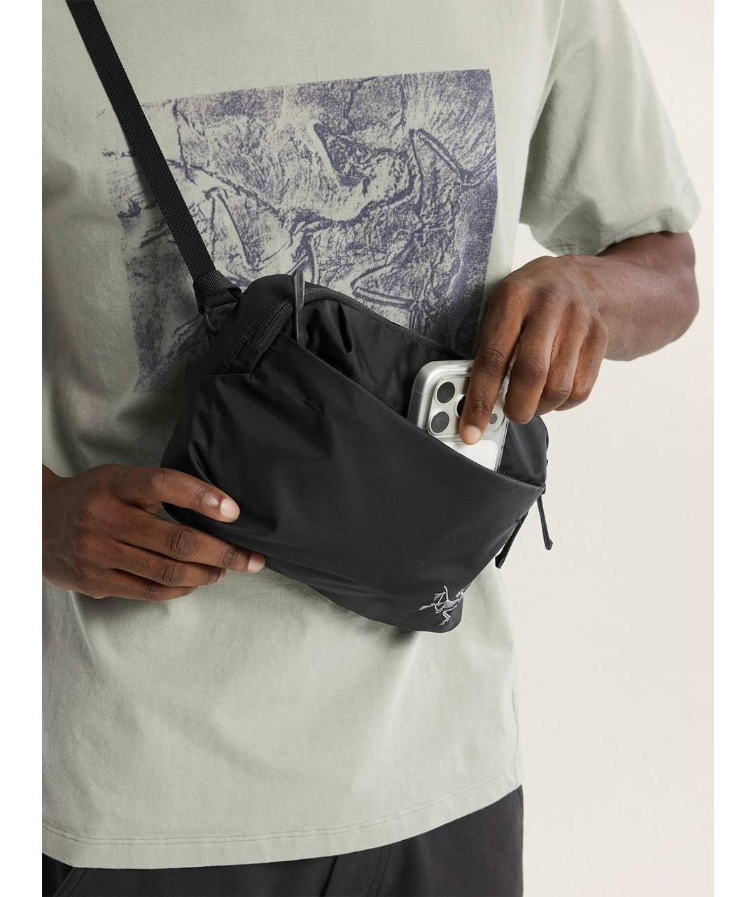 ARCTERYX Черная сумка на плечо, фото 3