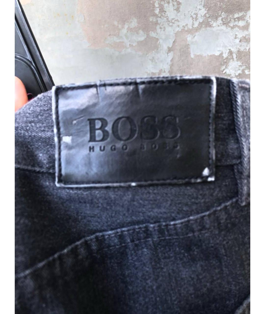 HUGO BOSS Серые прямые джинсы, фото 7