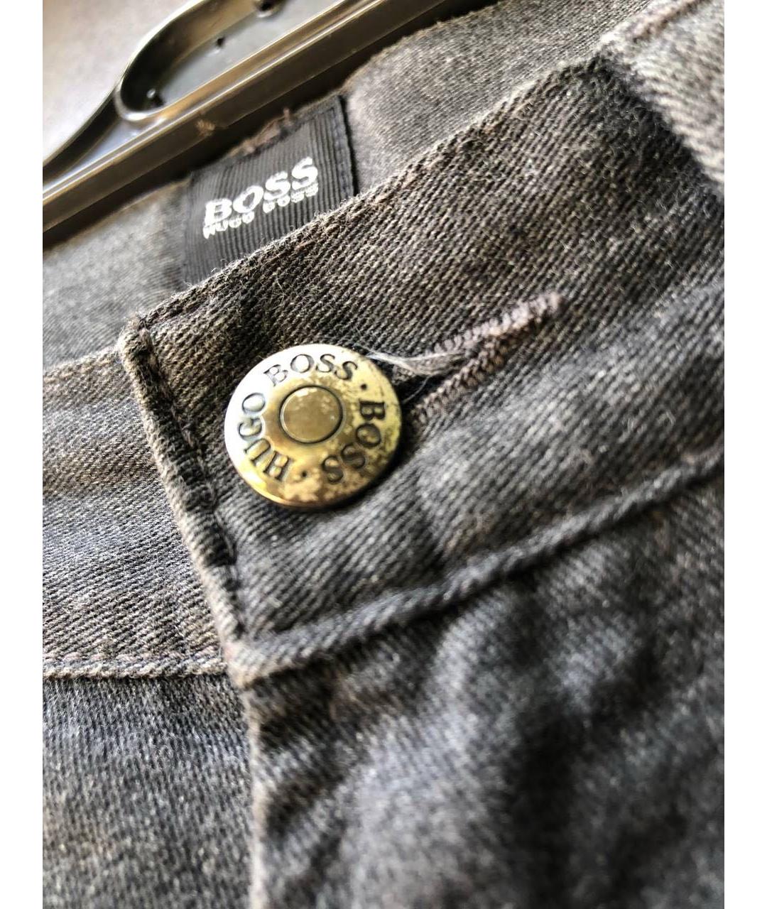HUGO BOSS Серые прямые джинсы, фото 8