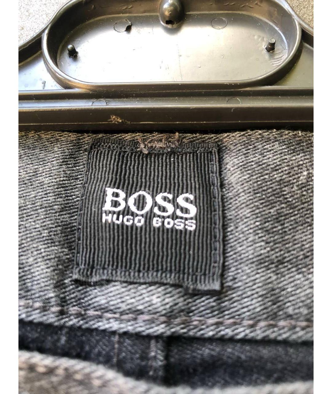 HUGO BOSS Серые прямые джинсы, фото 3