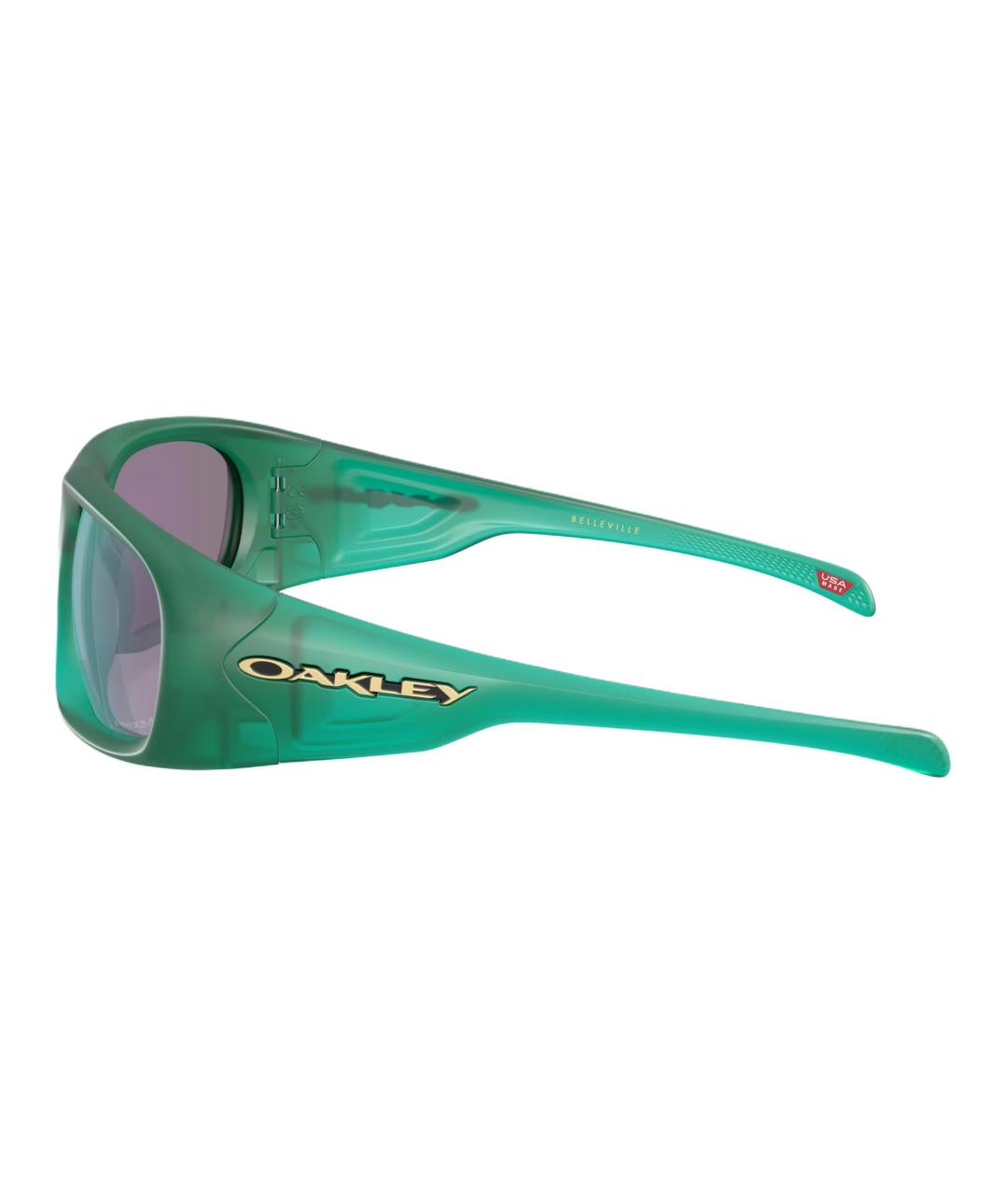 OAKLEY Серые пластиковые солнцезащитные очки, фото 3