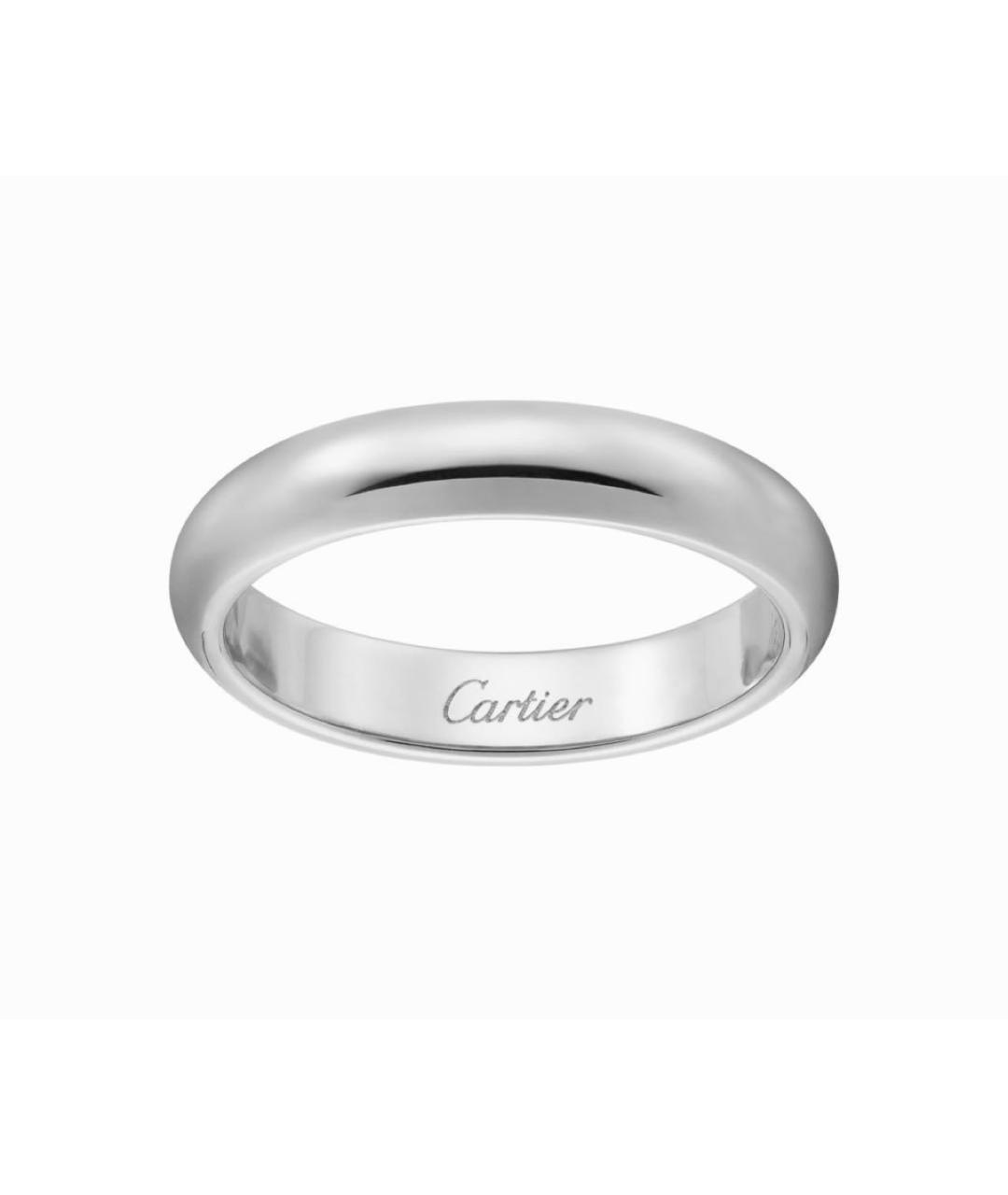 CARTIER Серебряное платиновое кольцо, фото 3