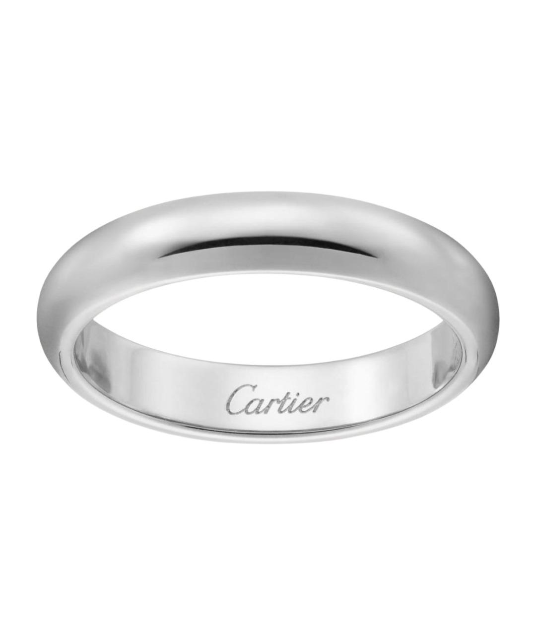 CARTIER Серебряное платиновое кольцо, фото 1