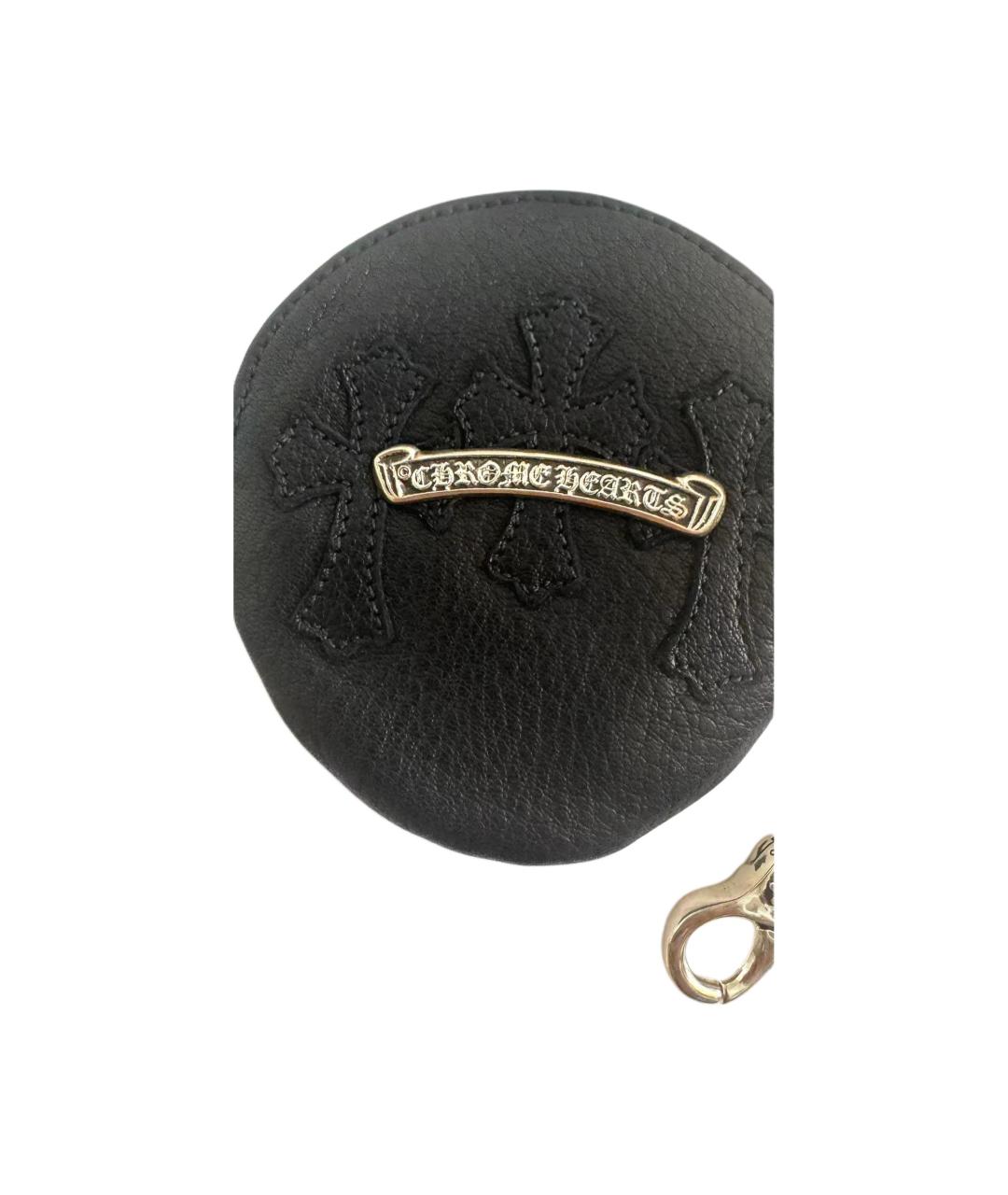 CHROME HEARTS Черный кошелек, фото 3