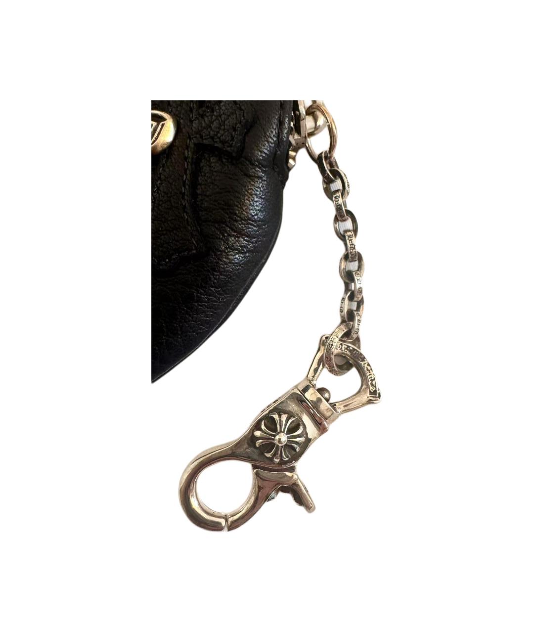 CHROME HEARTS Черный кошелек, фото 5
