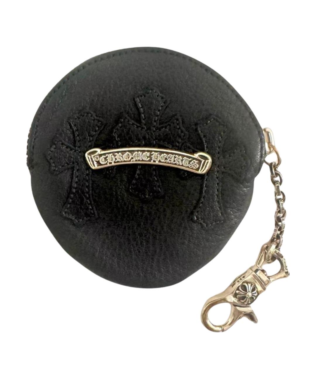 CHROME HEARTS Черный кошелек, фото 1